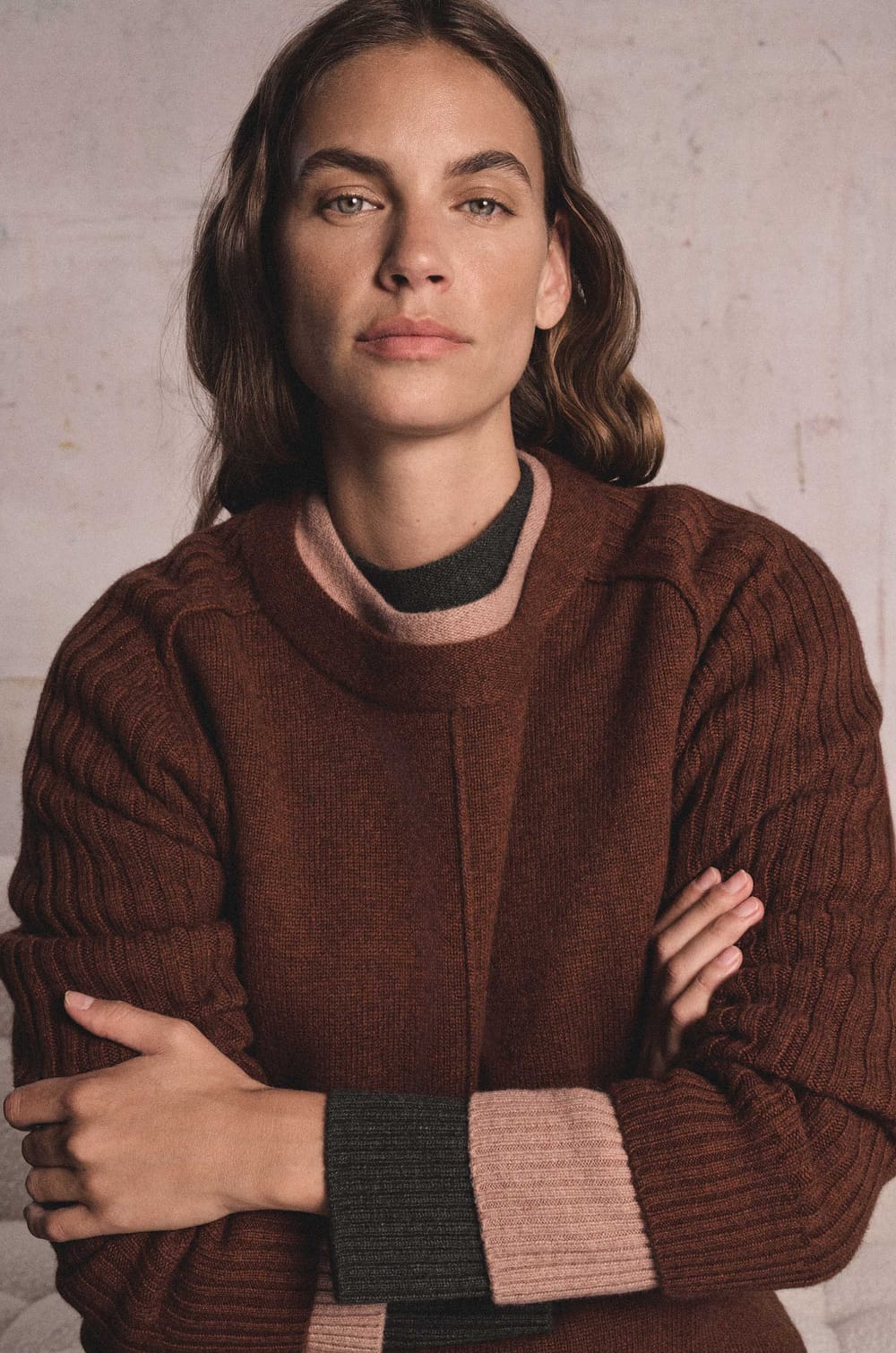 BROOKLYN ribbed wool jumper