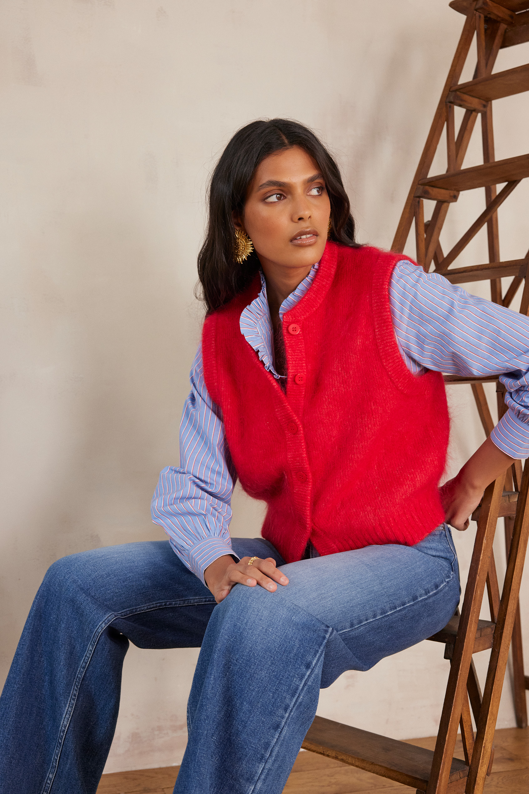 LOULOU mohair Cardigan