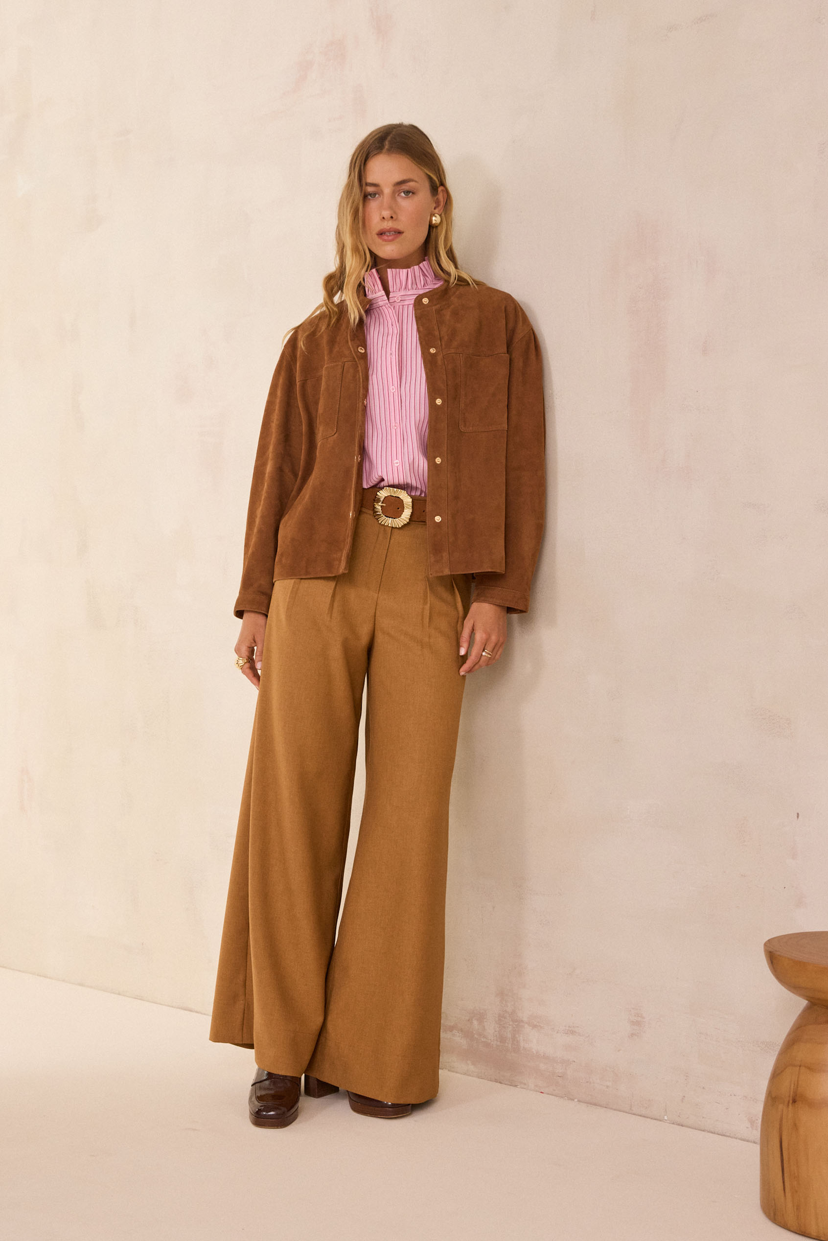 DAISY wide-leg trousers