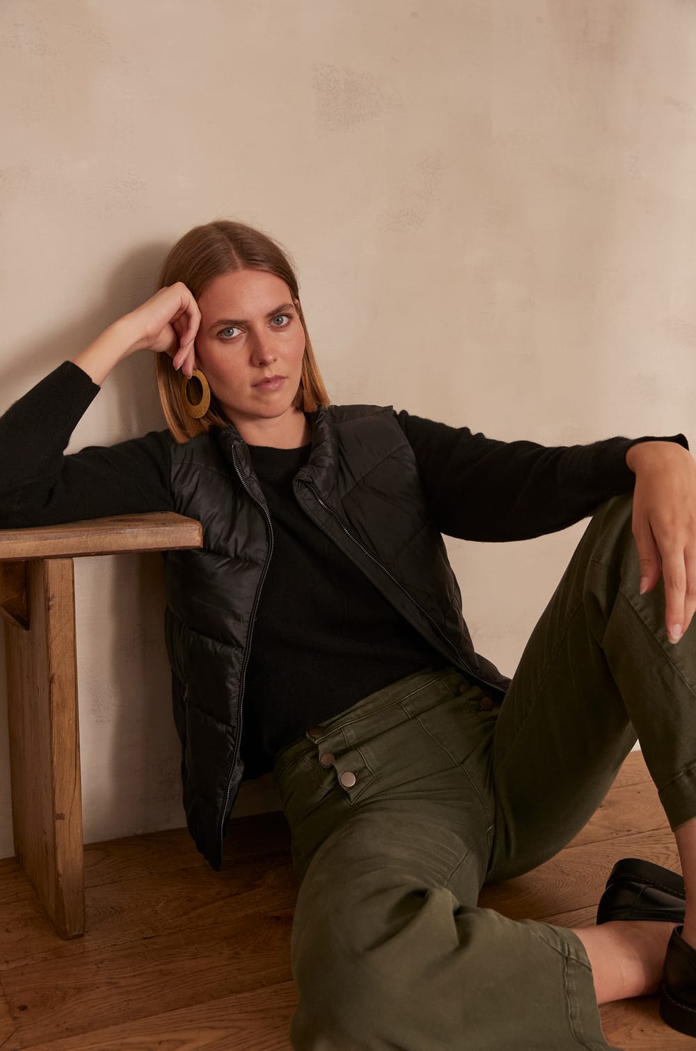 ALI sleeveless down jacket