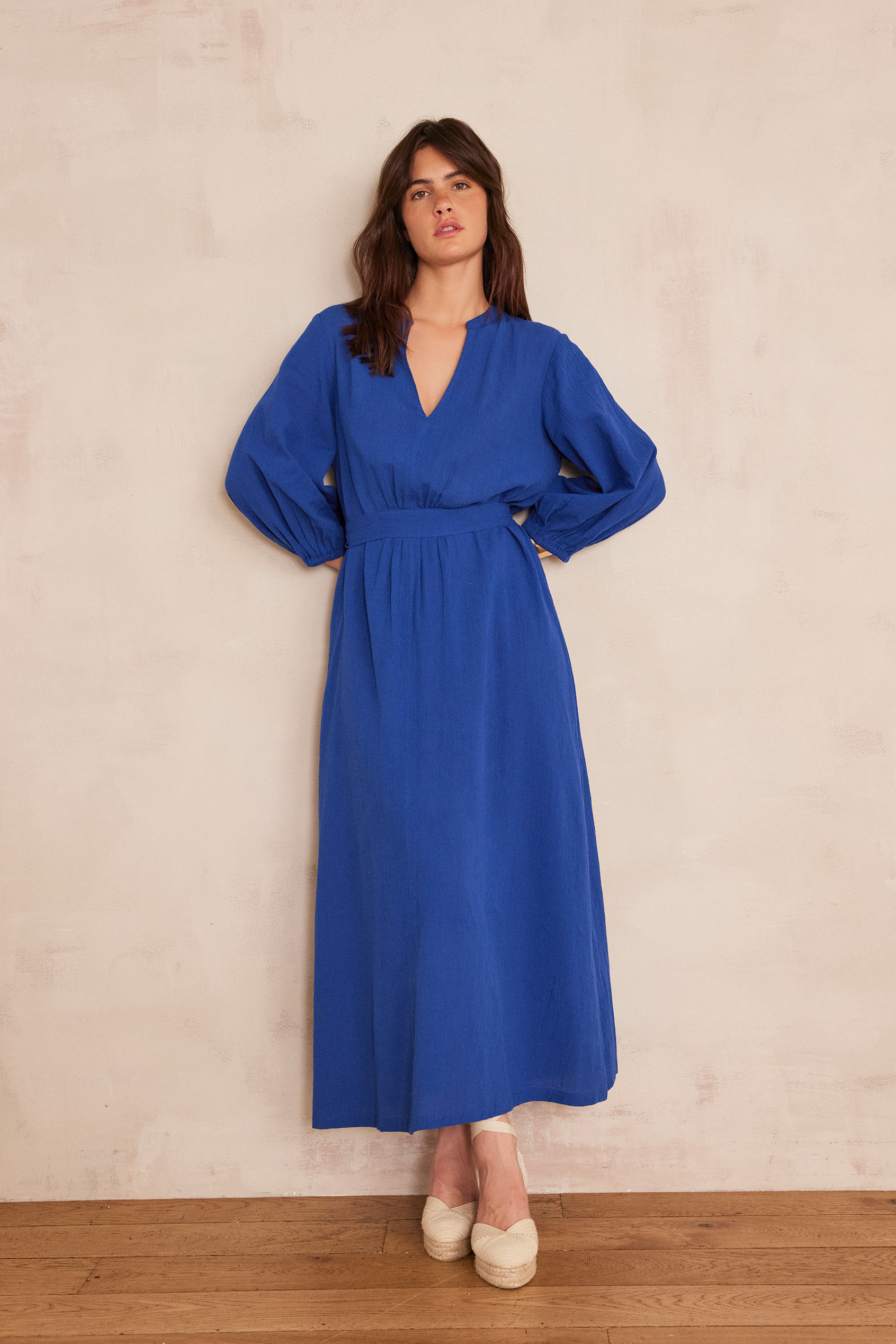 Long MIRANA cotton dress