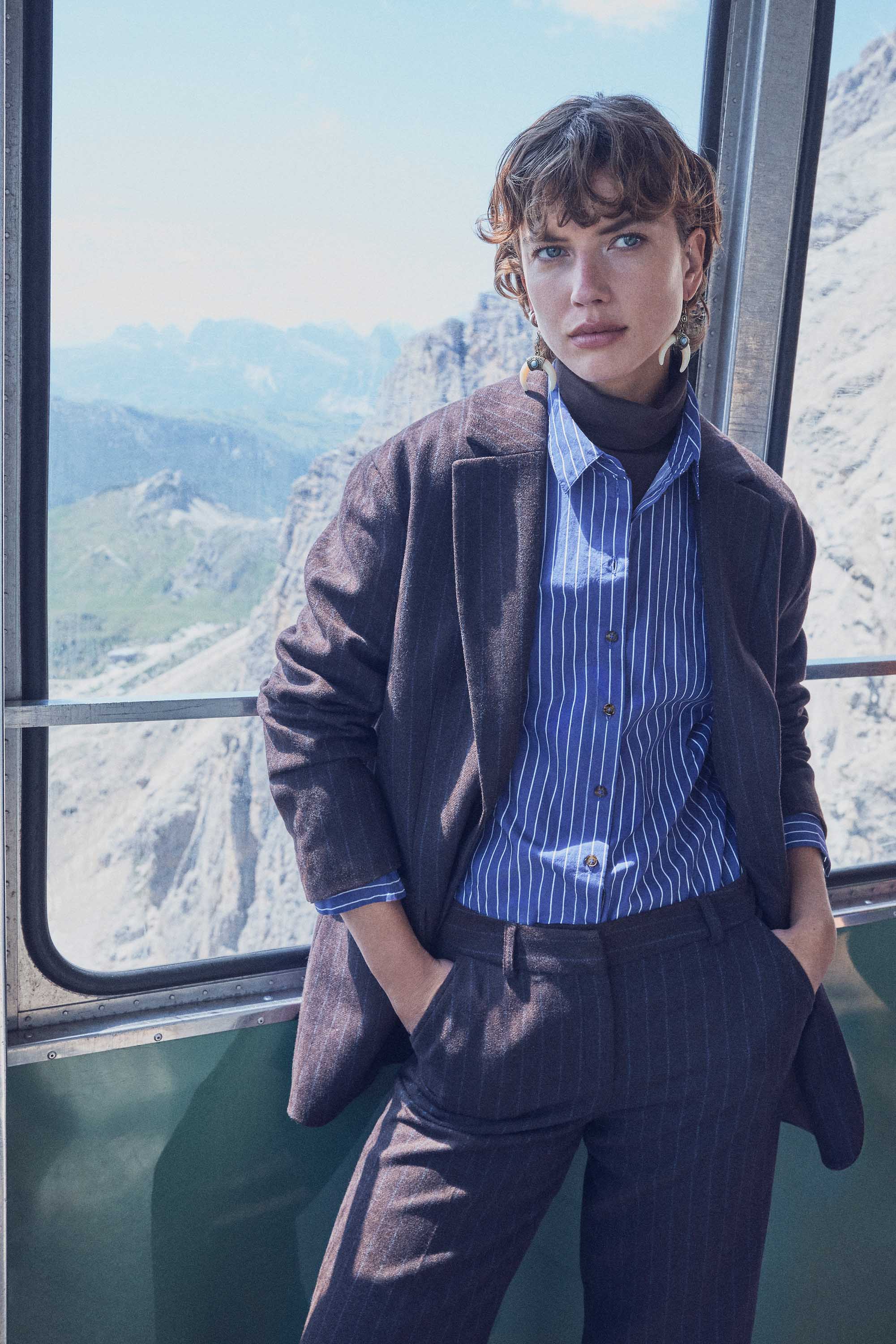 PARKER striped wool blazer