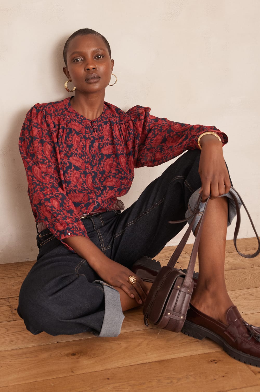 DIANE floral print Blouse