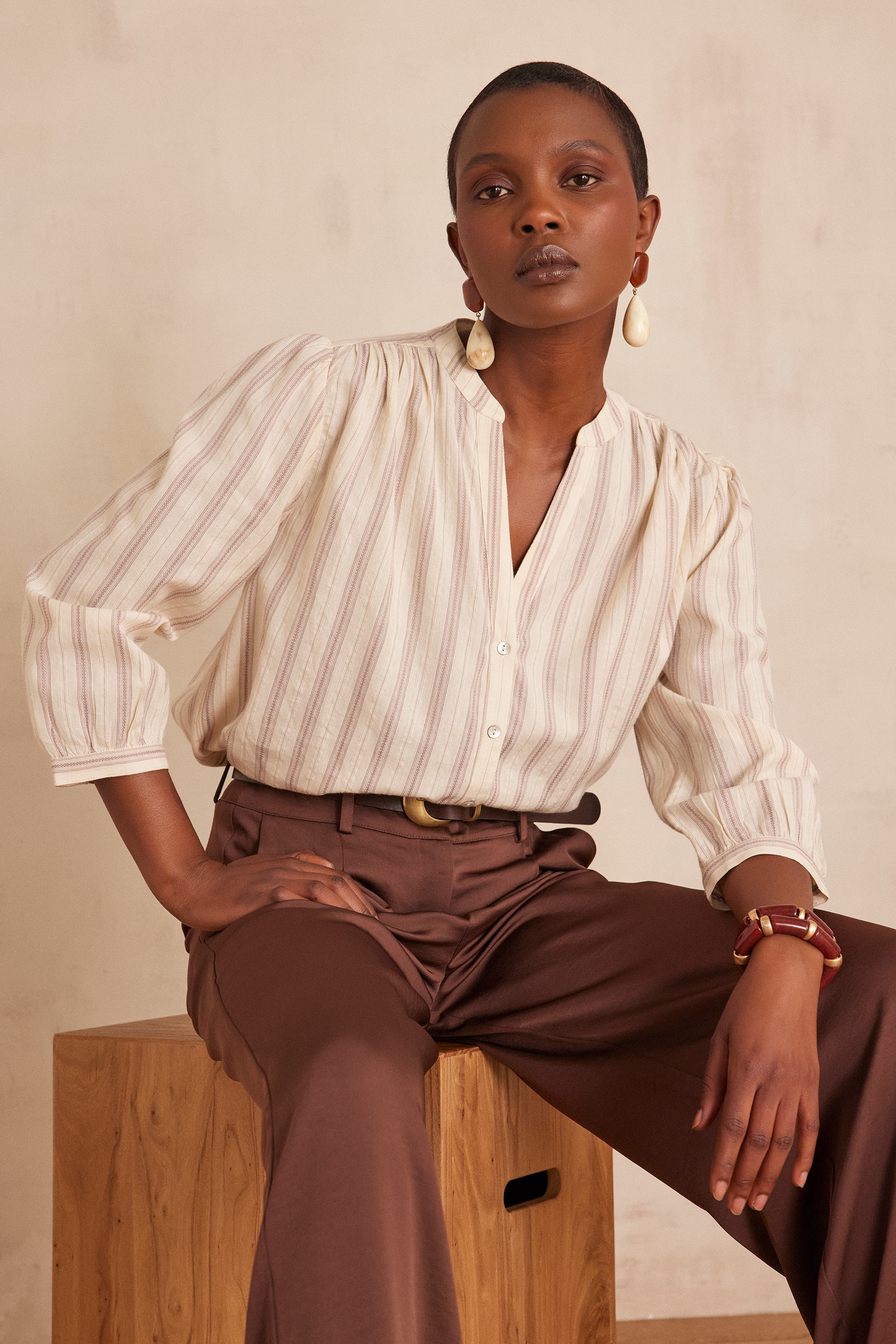 SABRINA cotton blouse