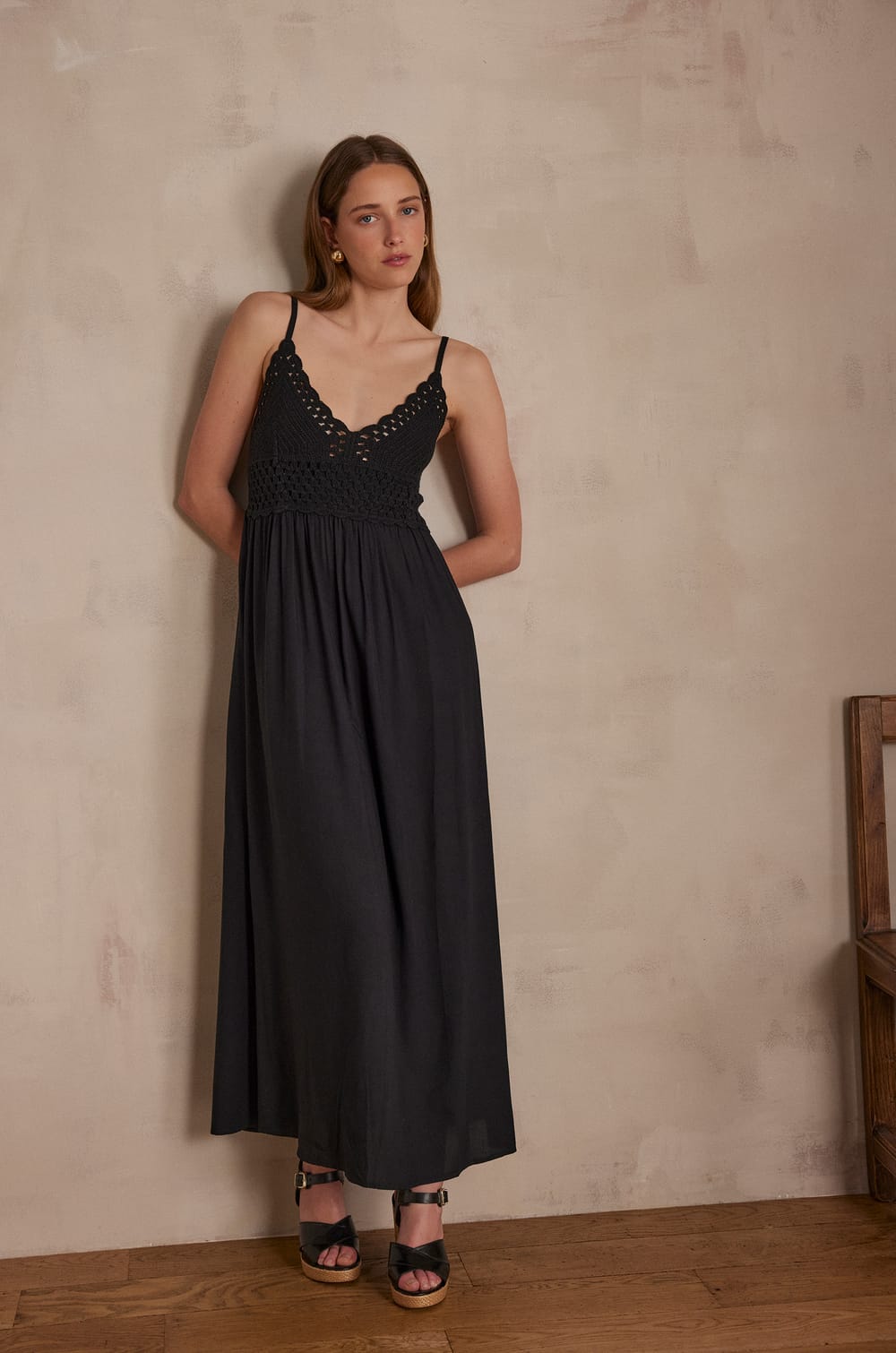 MAELINE crochet dress