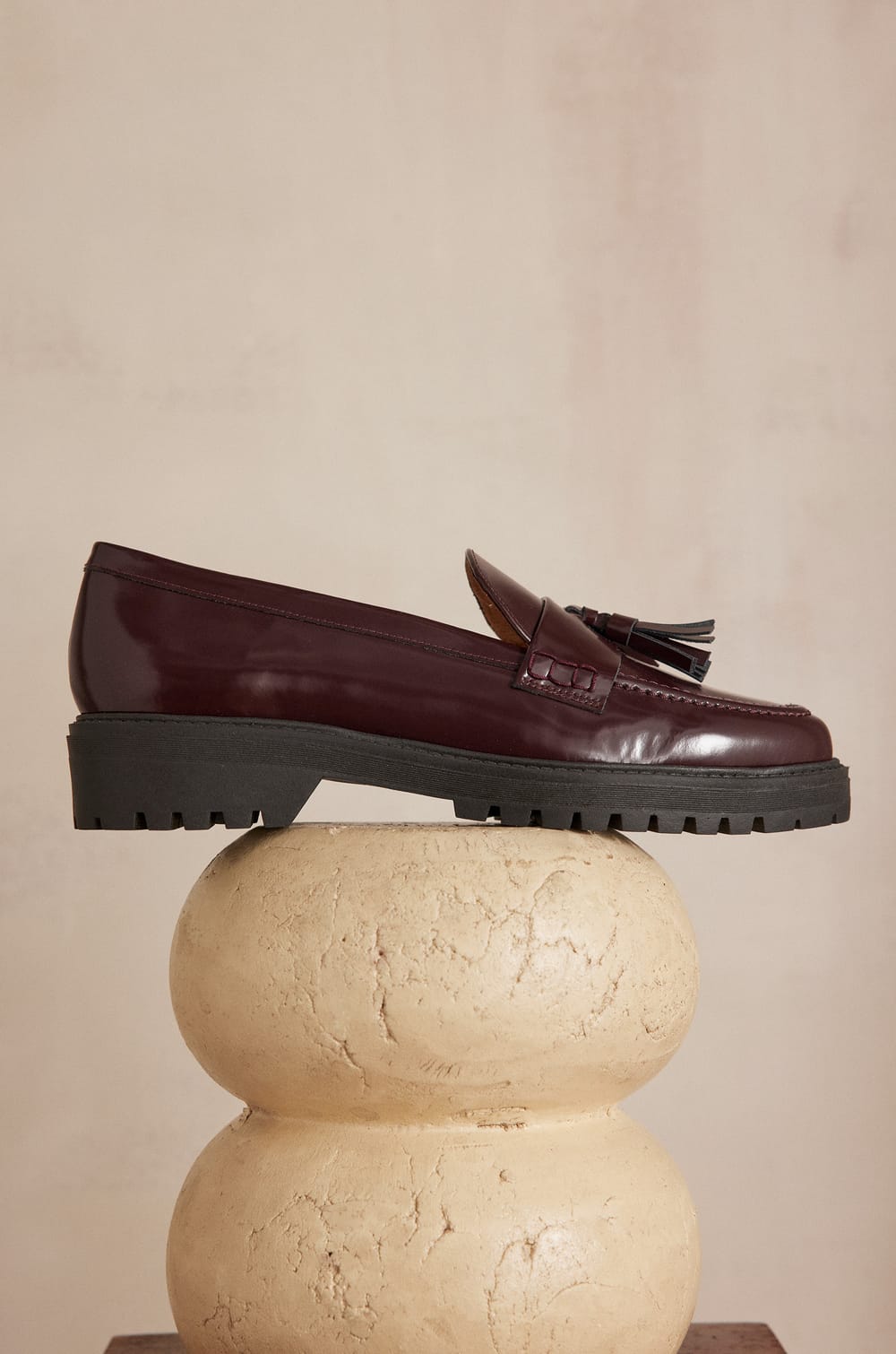 VALENTIN leather loafers