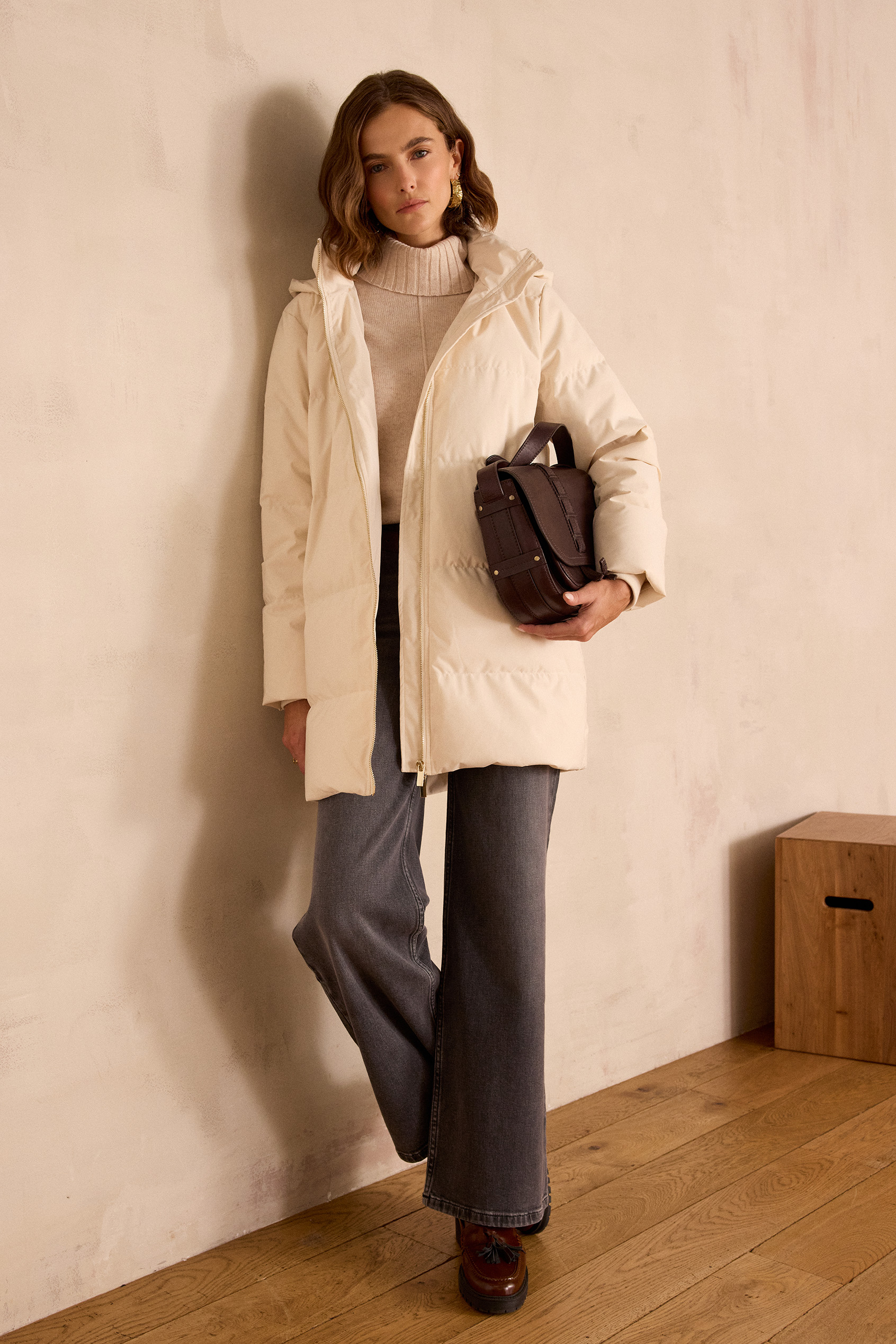DINA mid-length puffer jacket