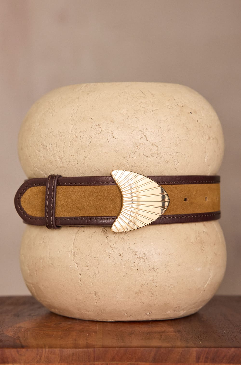 LEONARD leather belt