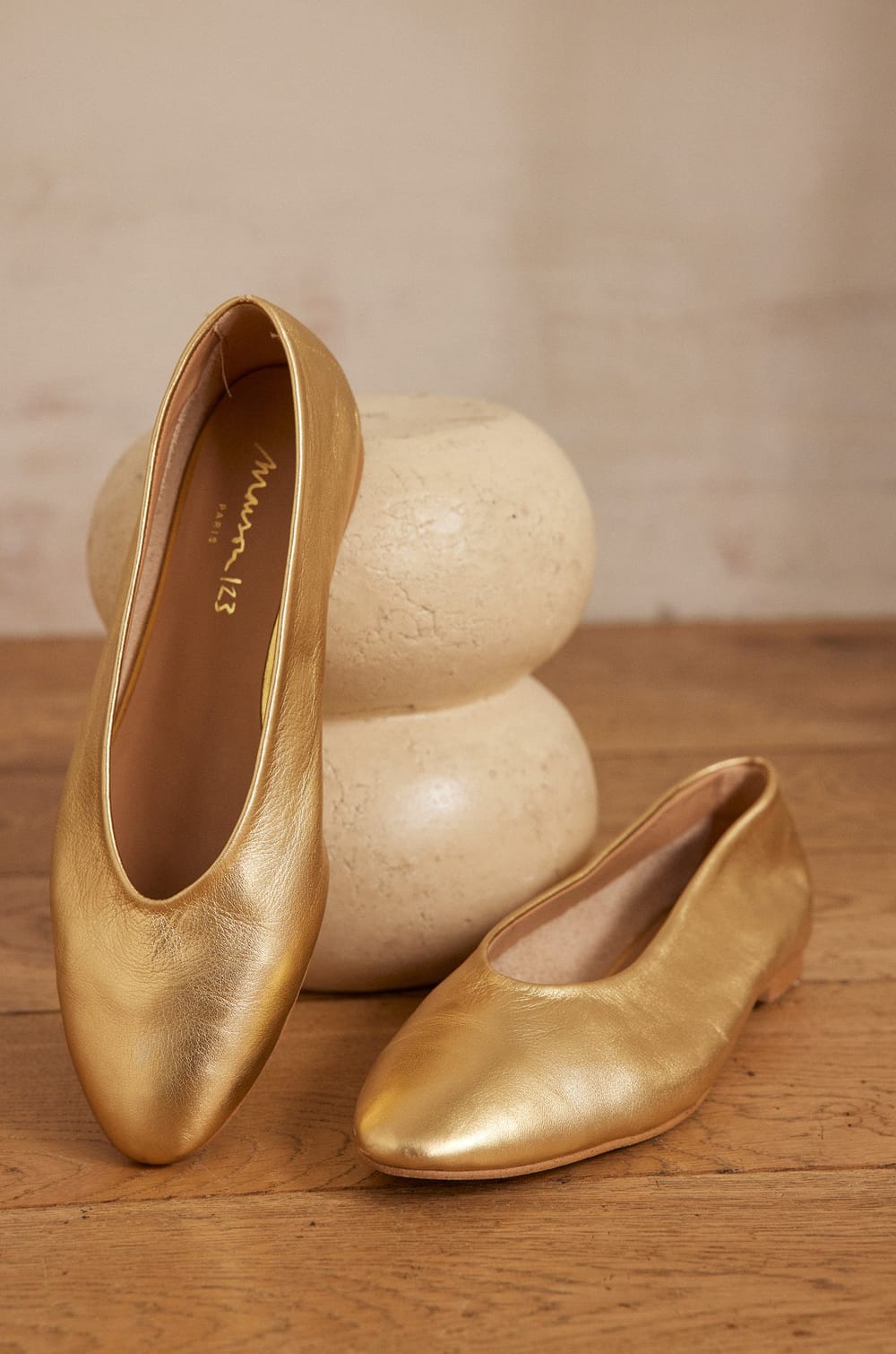 MONA leather ballerinas