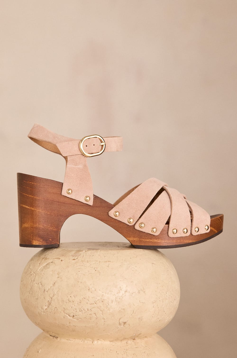 SIA Leather Heeled Sandals