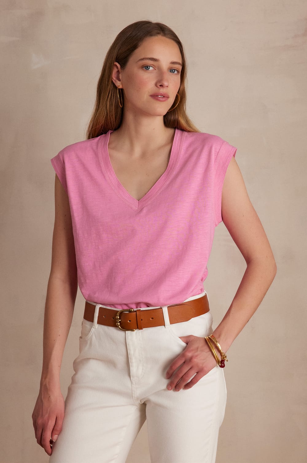 DELYA T-shirt in 100% cotton