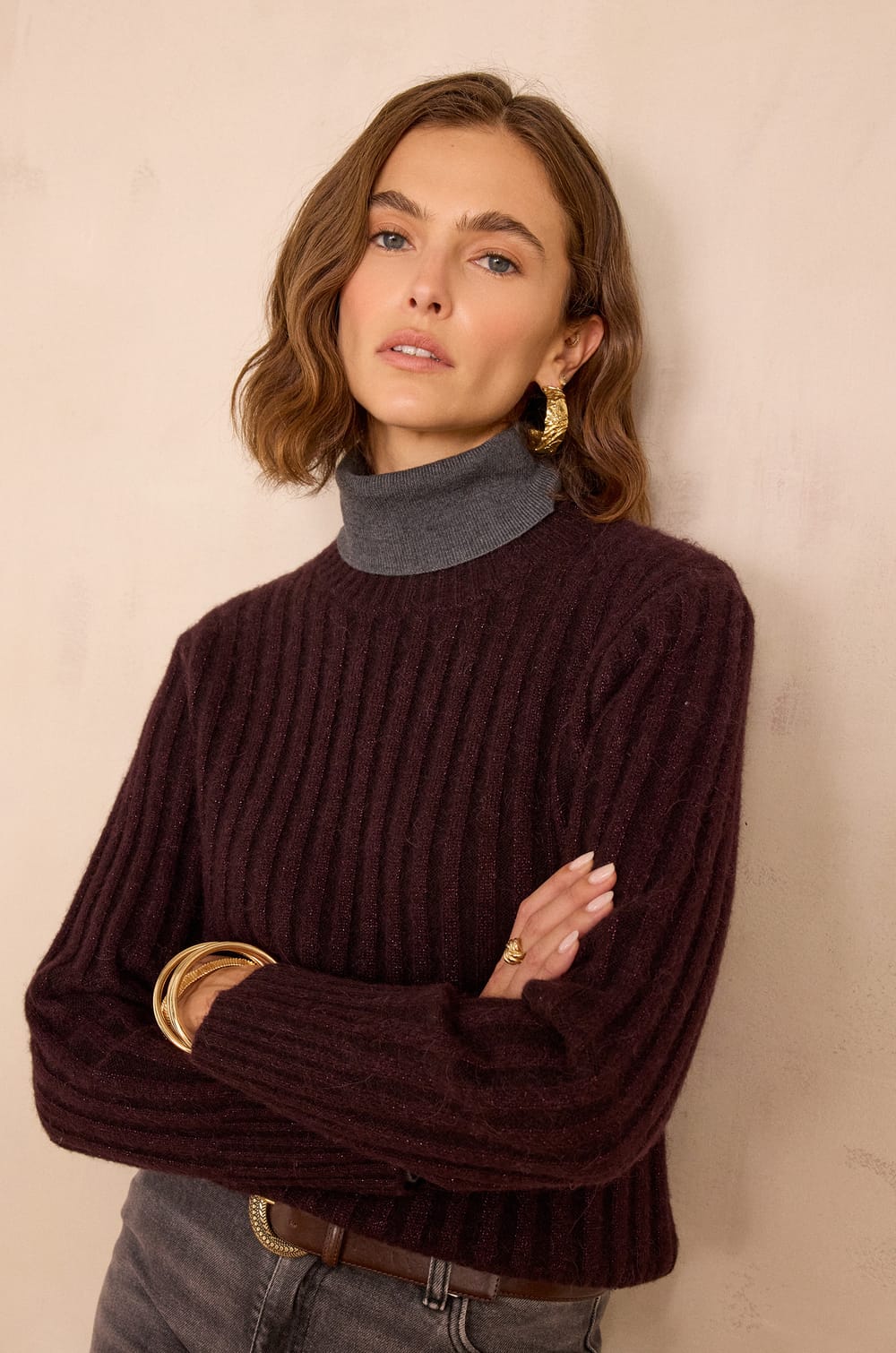 BENICIO wool and alpaca jumper