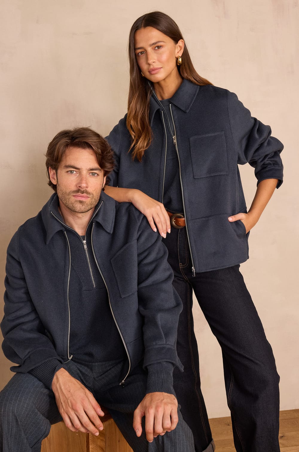 Unisex wool jacket AUDACIEUX