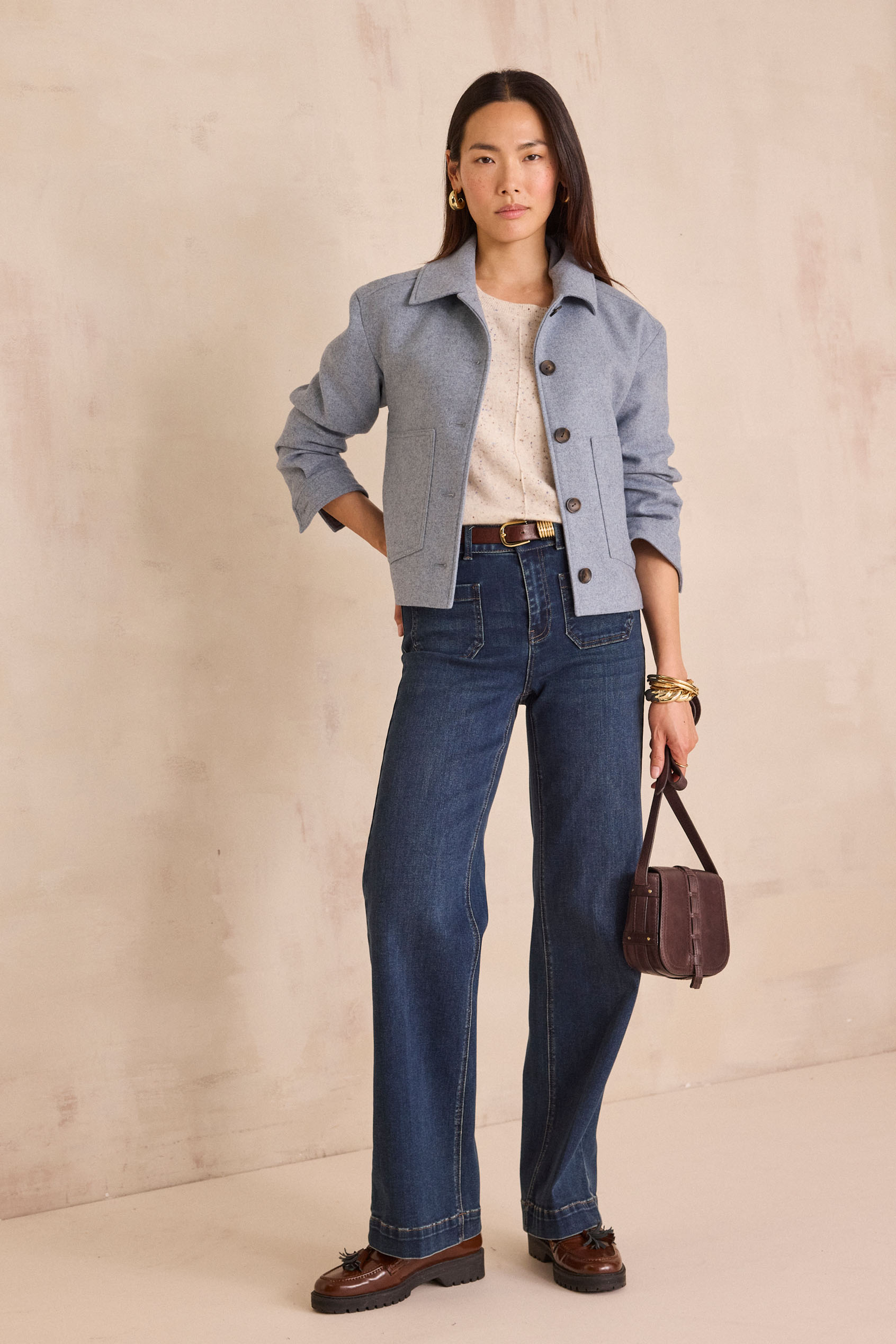 LUNA wide-leg jeans