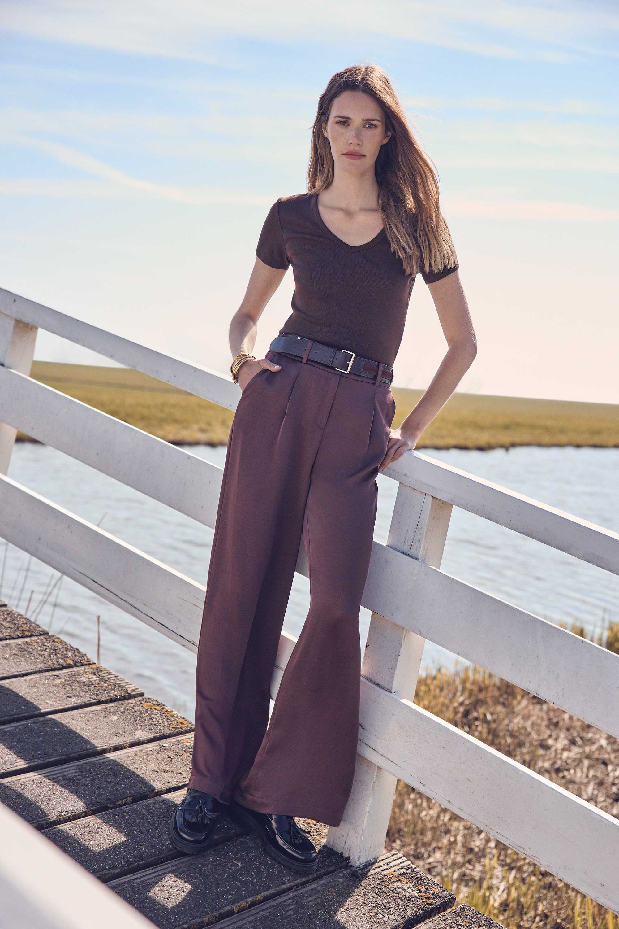 FLAUBERT Wide-leg Trousers