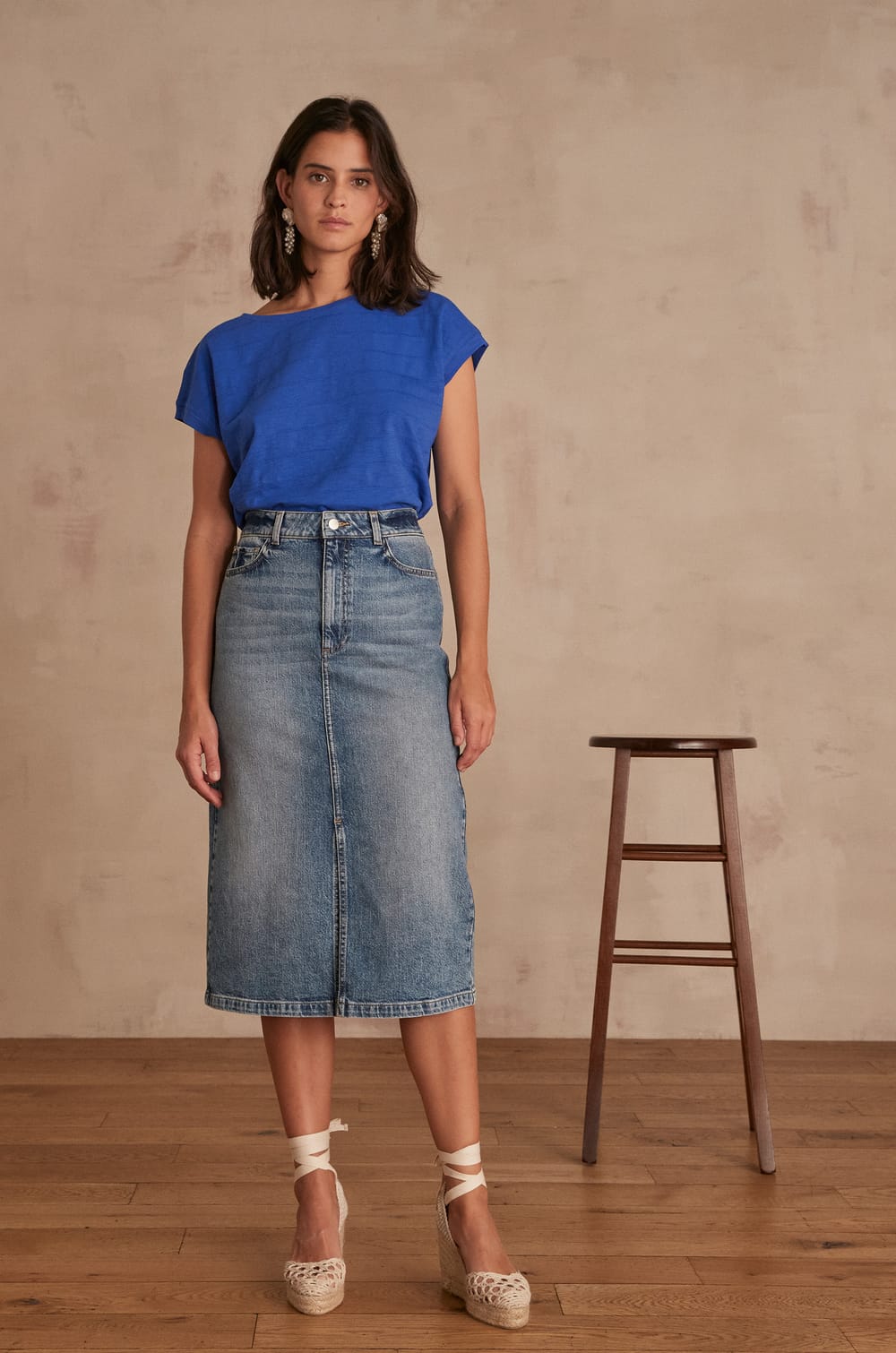 BIRDY denim skirt