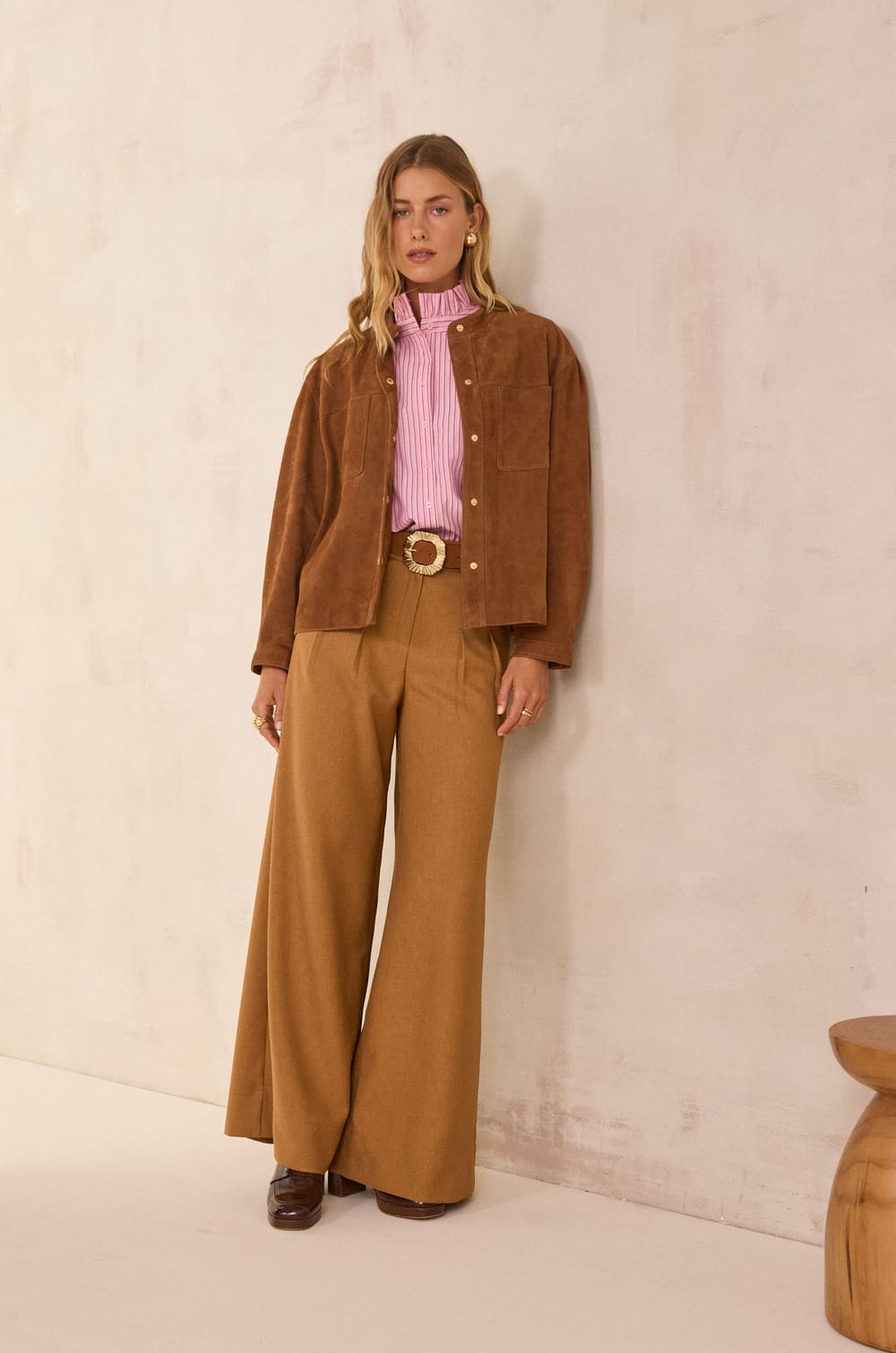 DAISY wide-leg trousers