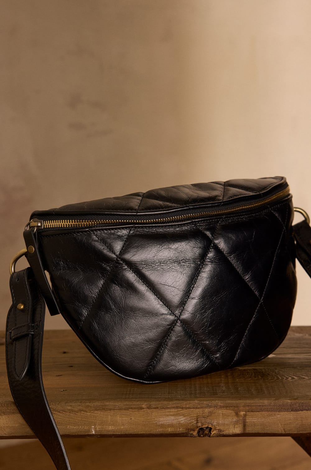 GABY leather belt bag