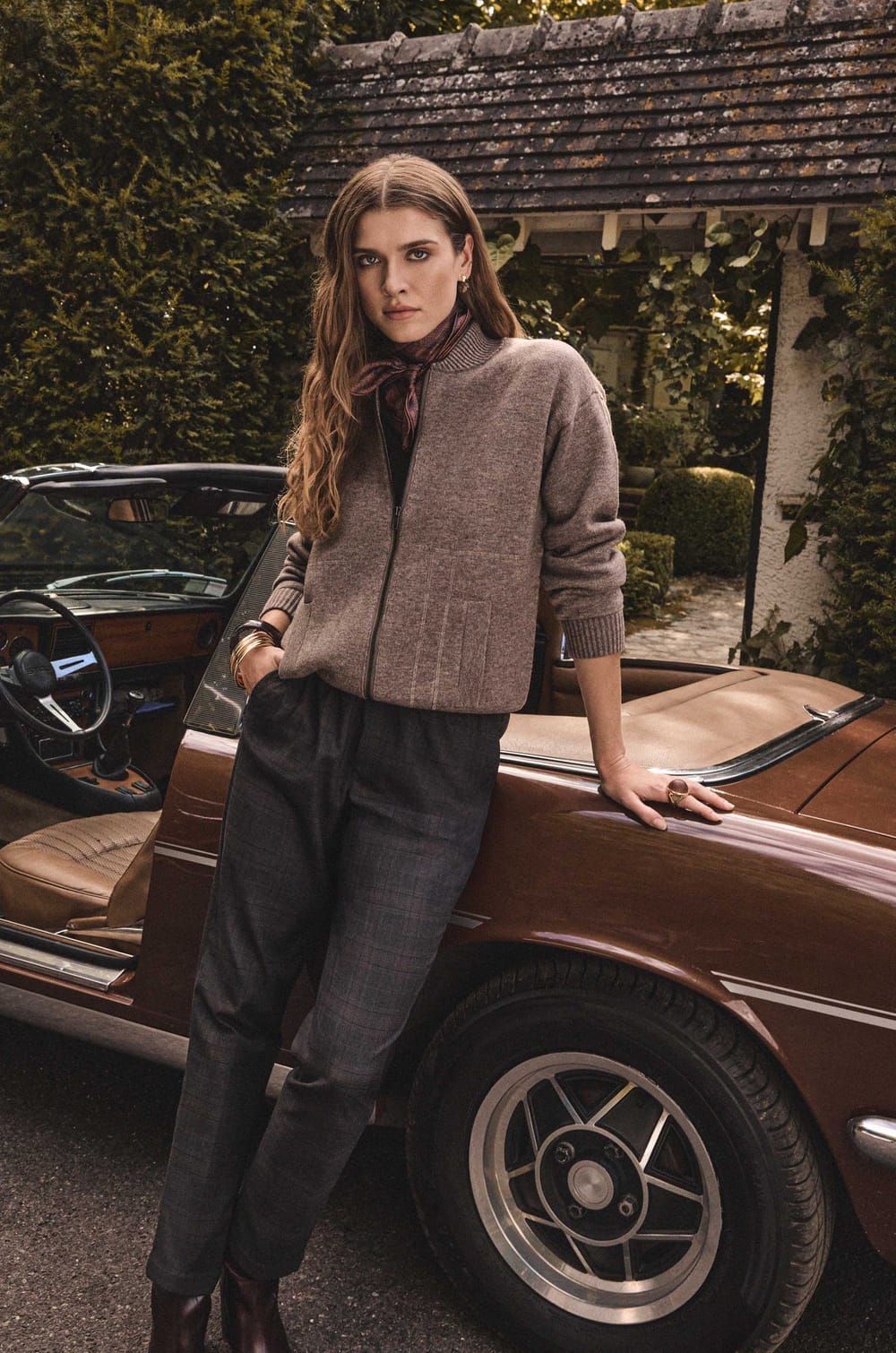 Unisex checked trousers CHARMANT