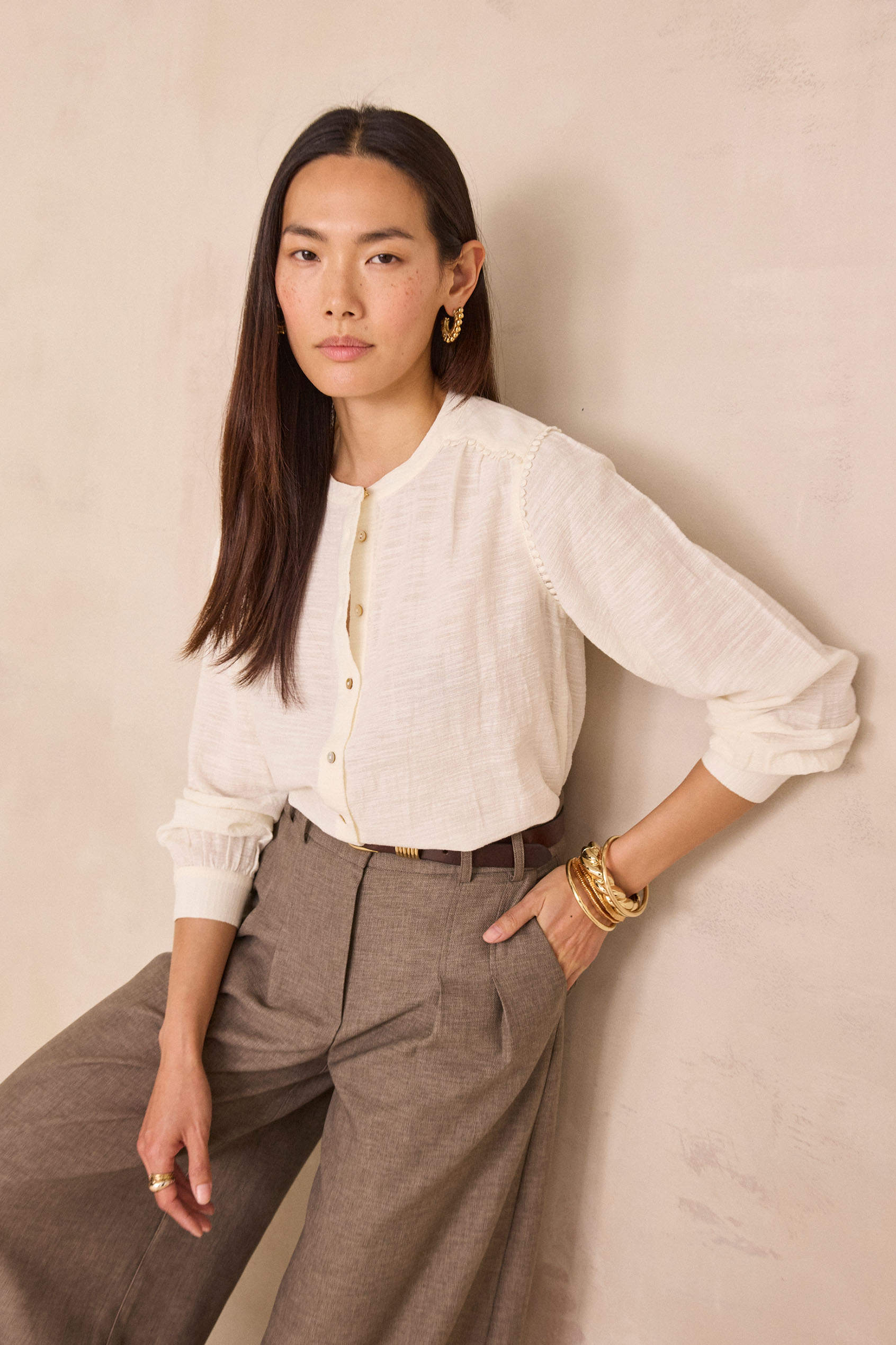 100% cotton DALIA blouse