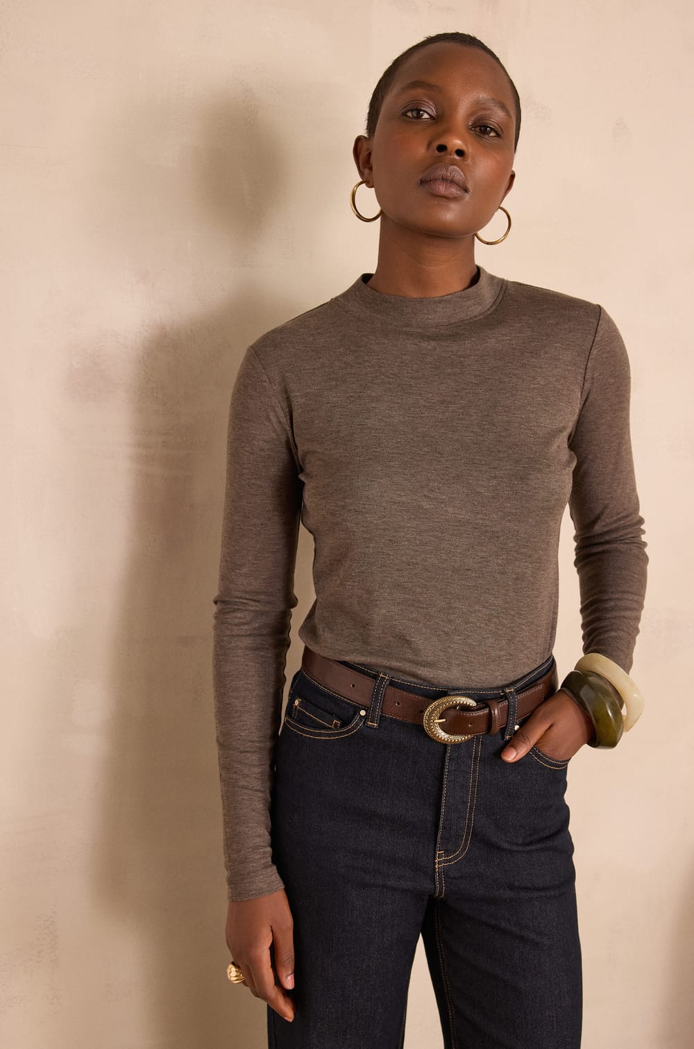 FLYNN high neck T-shirt