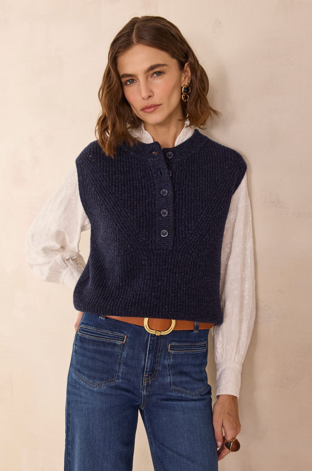 POPPY sleeveless jumper