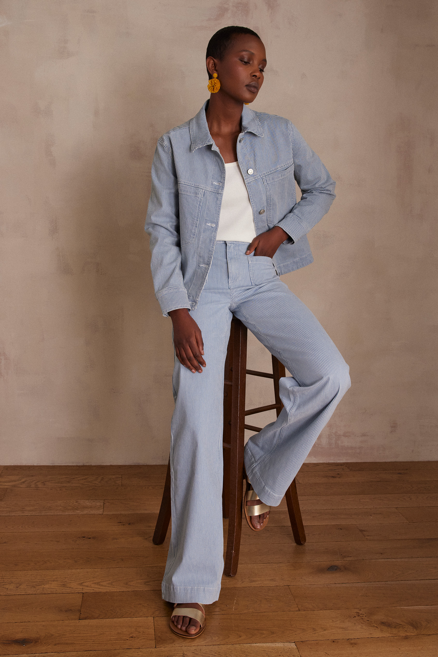 LUNA flared trousers