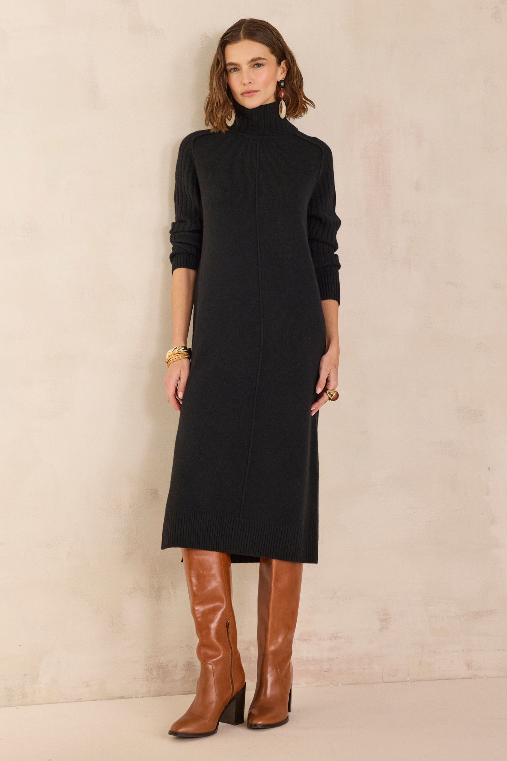 Wool and yak jumper dress BELLA