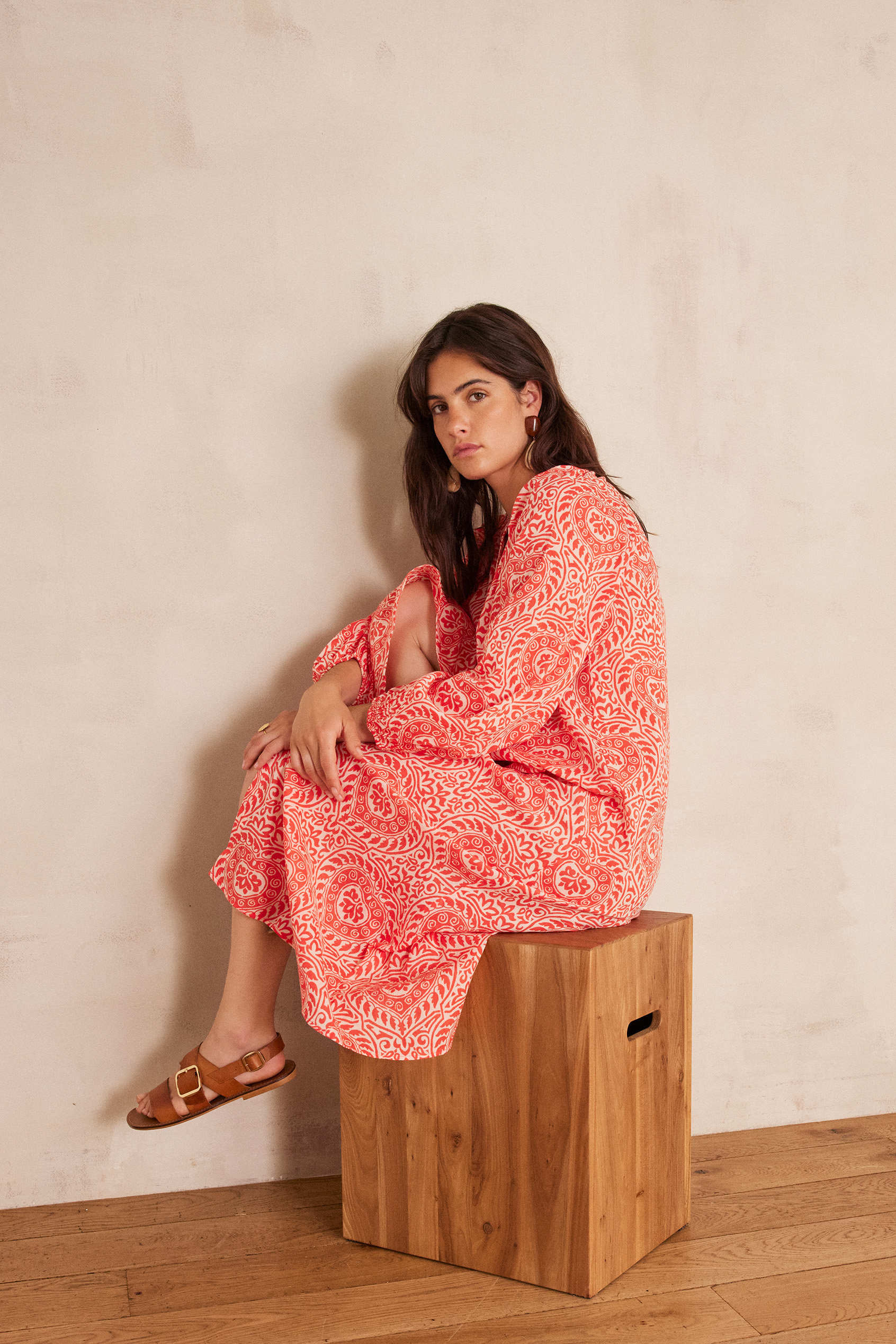 ROMANA long cotton dress