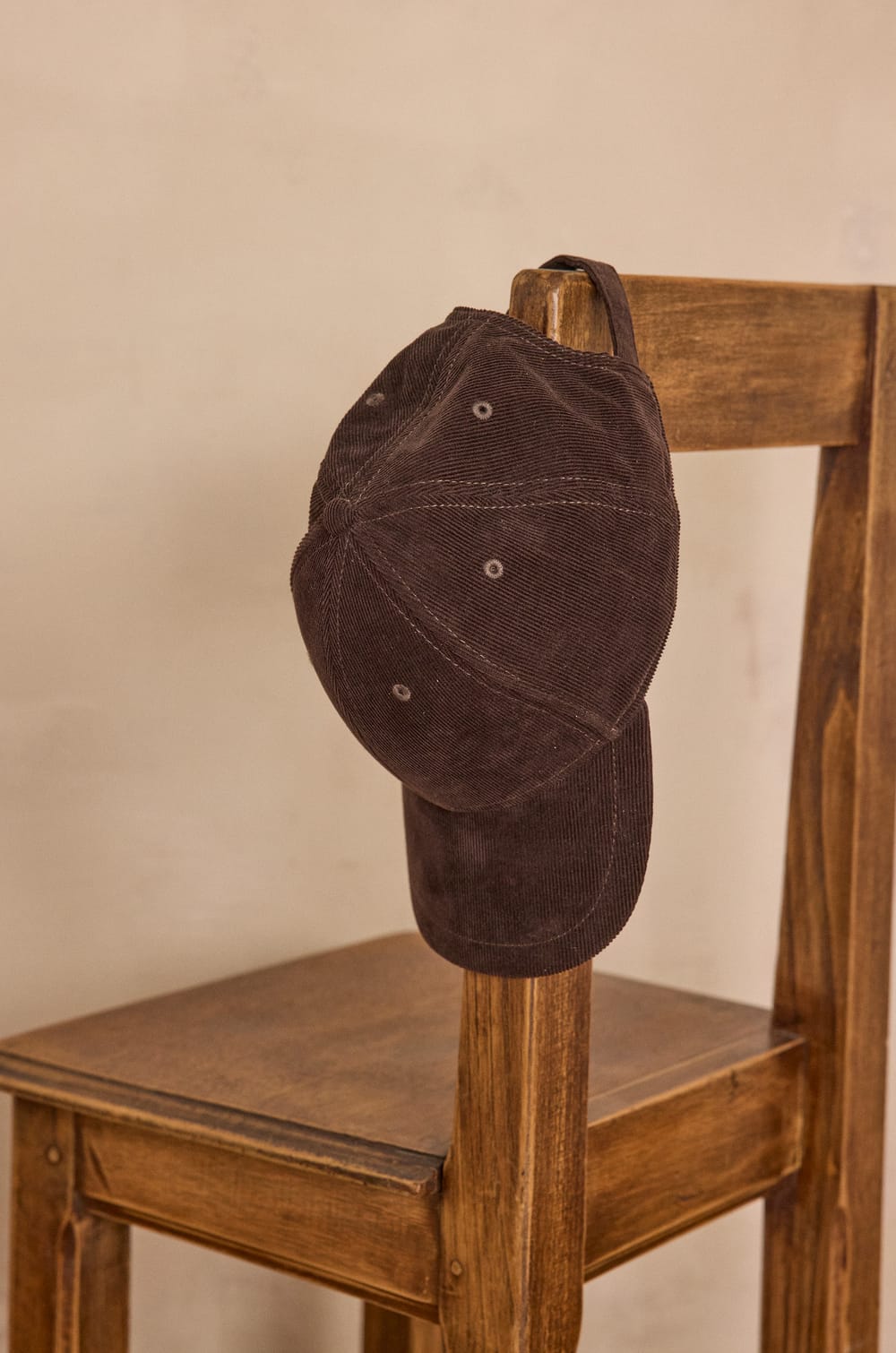 HAROLD cap in organic cotton velvet