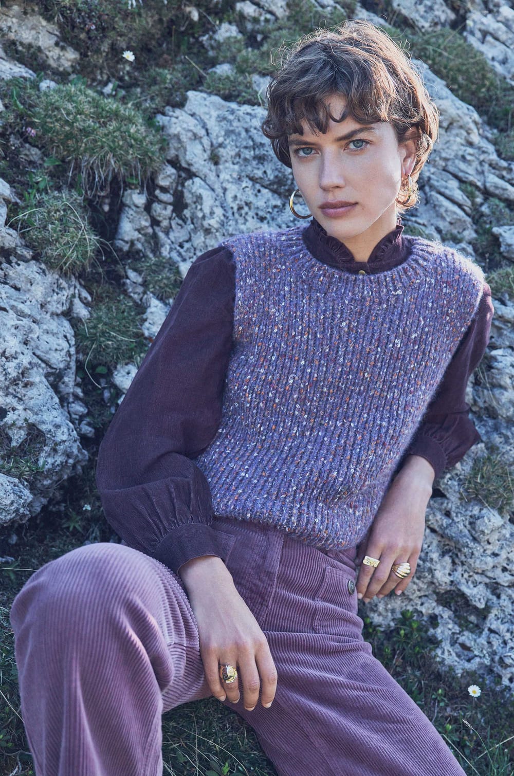 BOLTON sleeveless jumper