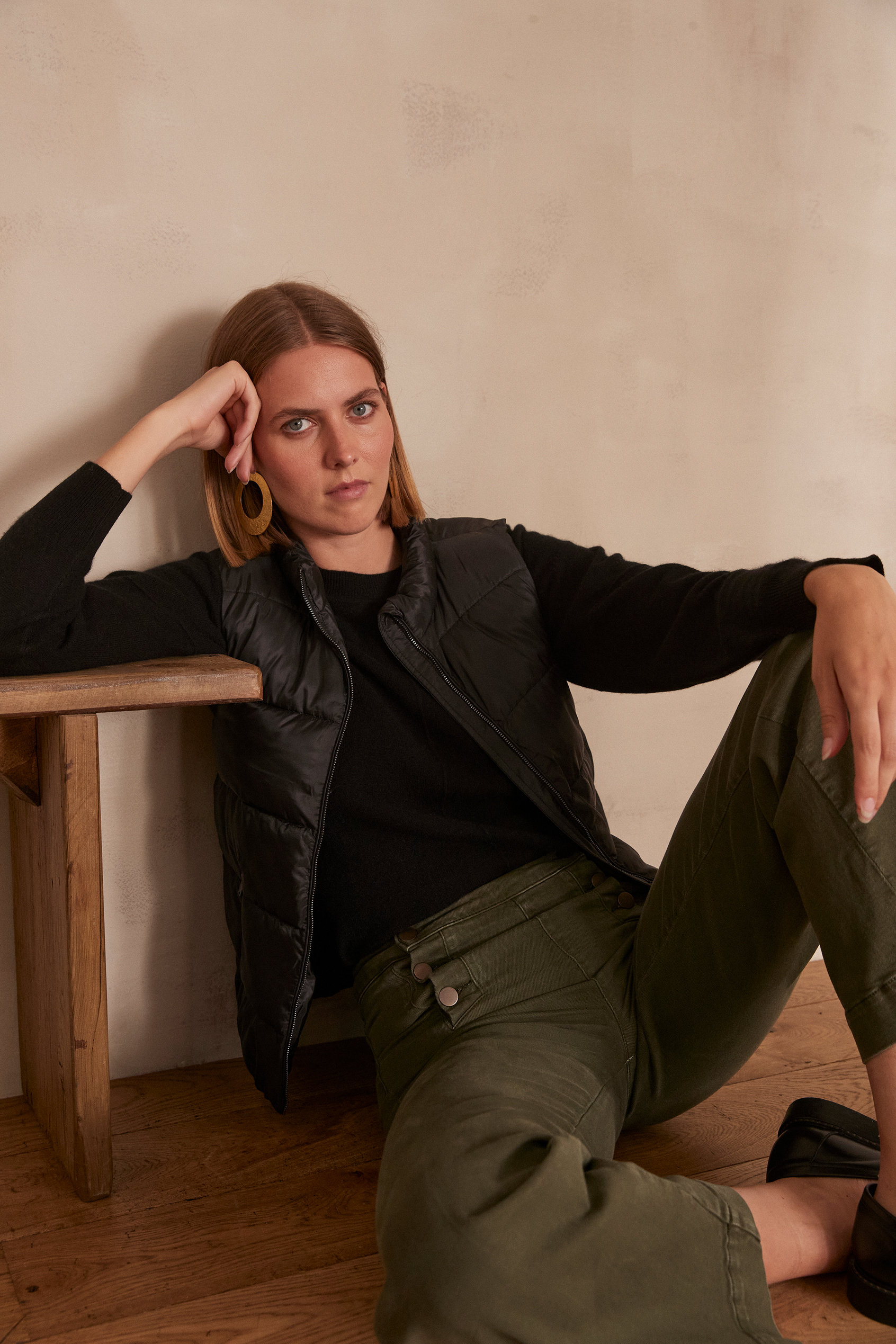 ALI sleeveless down jacket