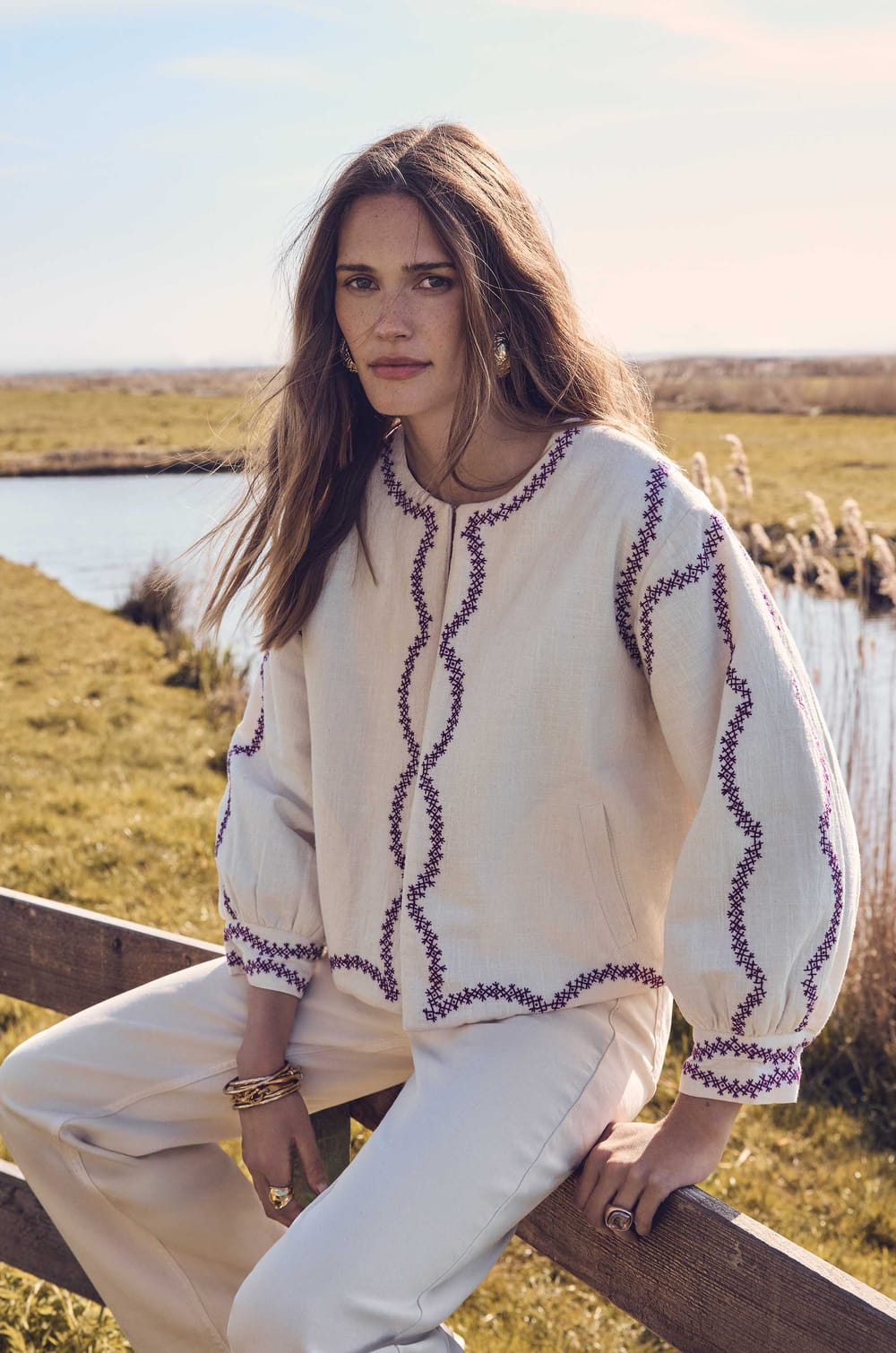 POLLY short cotton jacket