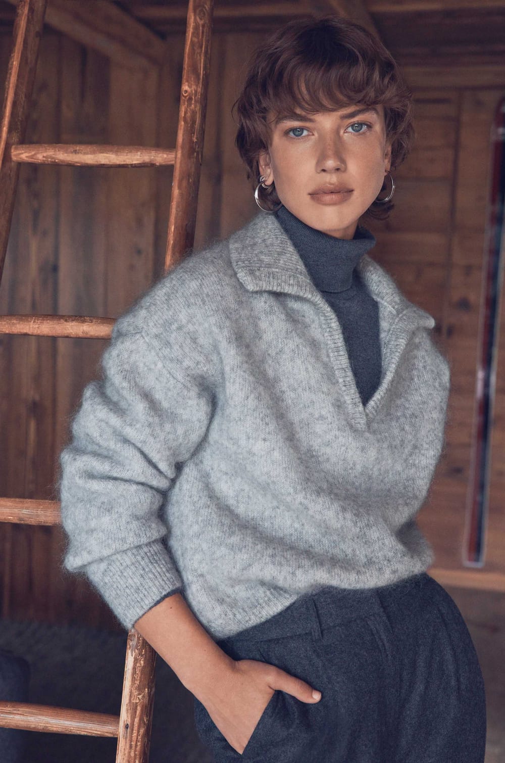BROOKE mohair turtleneck jumper