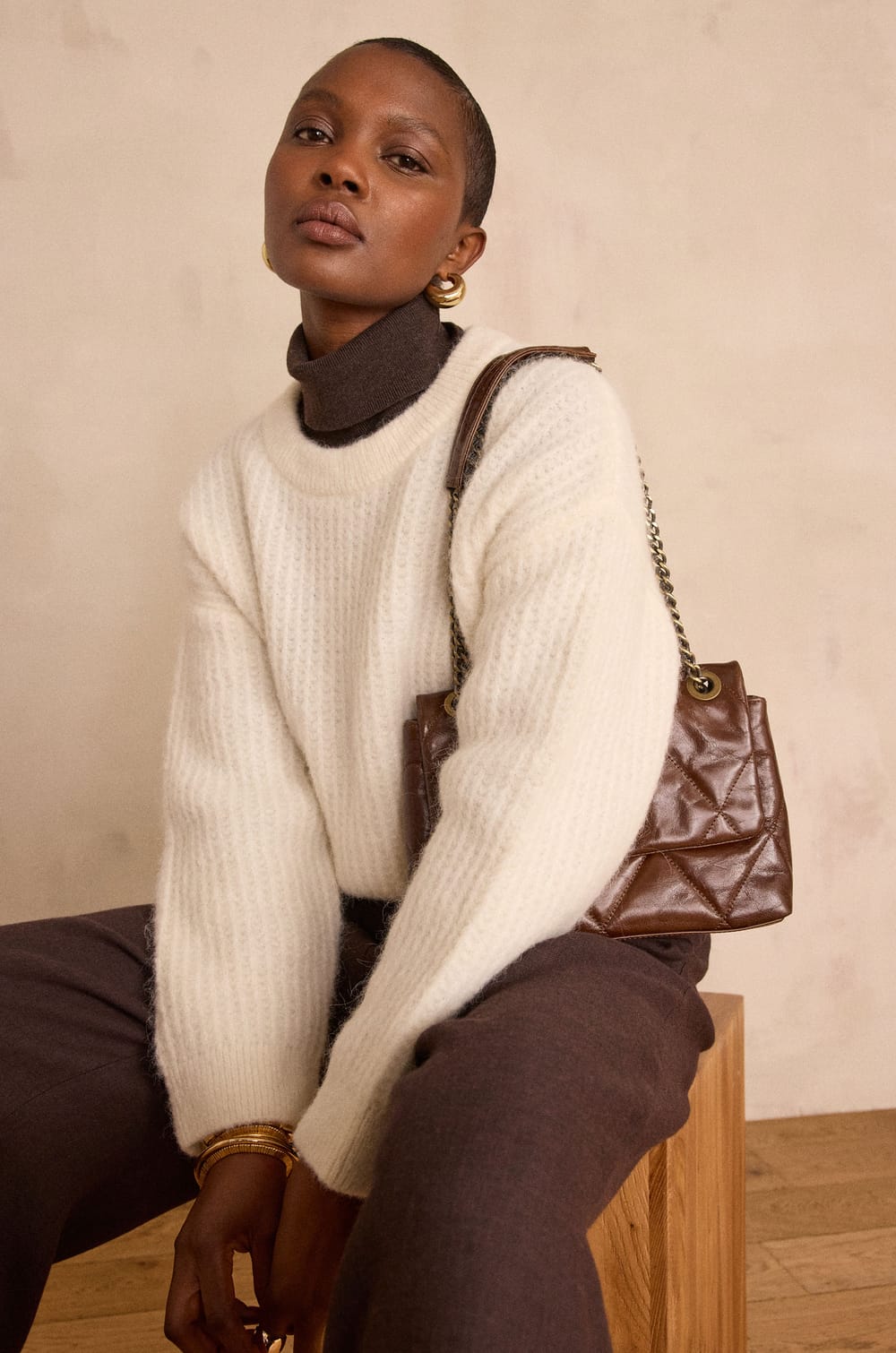 Alpaca and wool jumper BLOOM