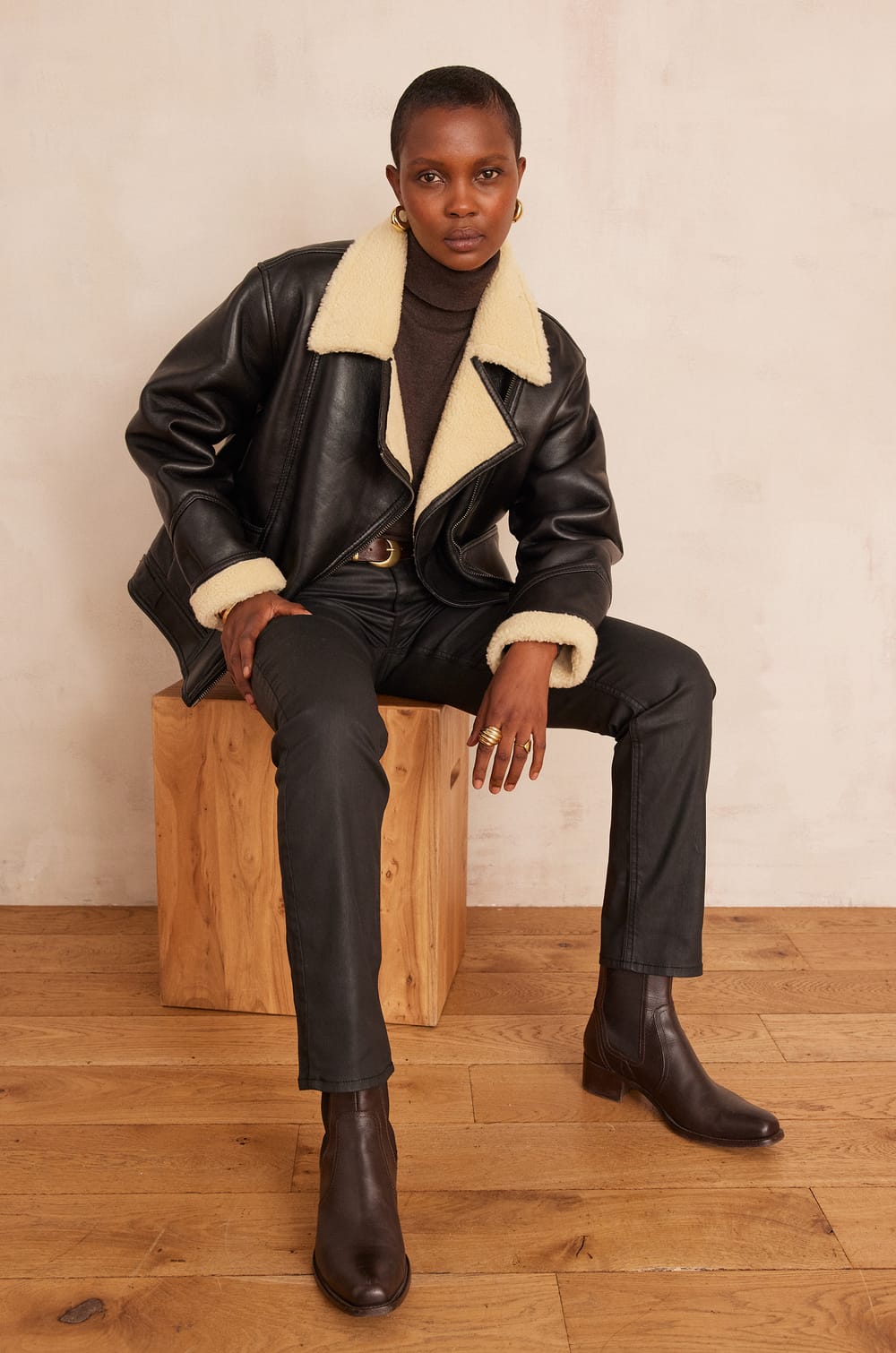 FOLIO leather jacket