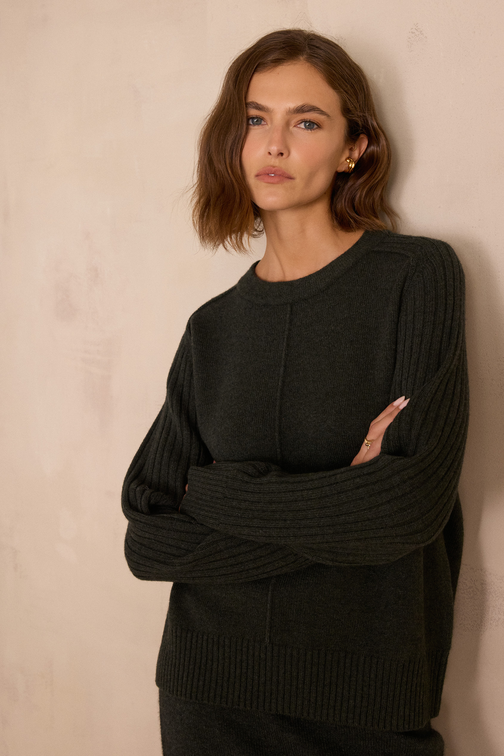 BROOKLYN ribbed wool jumper