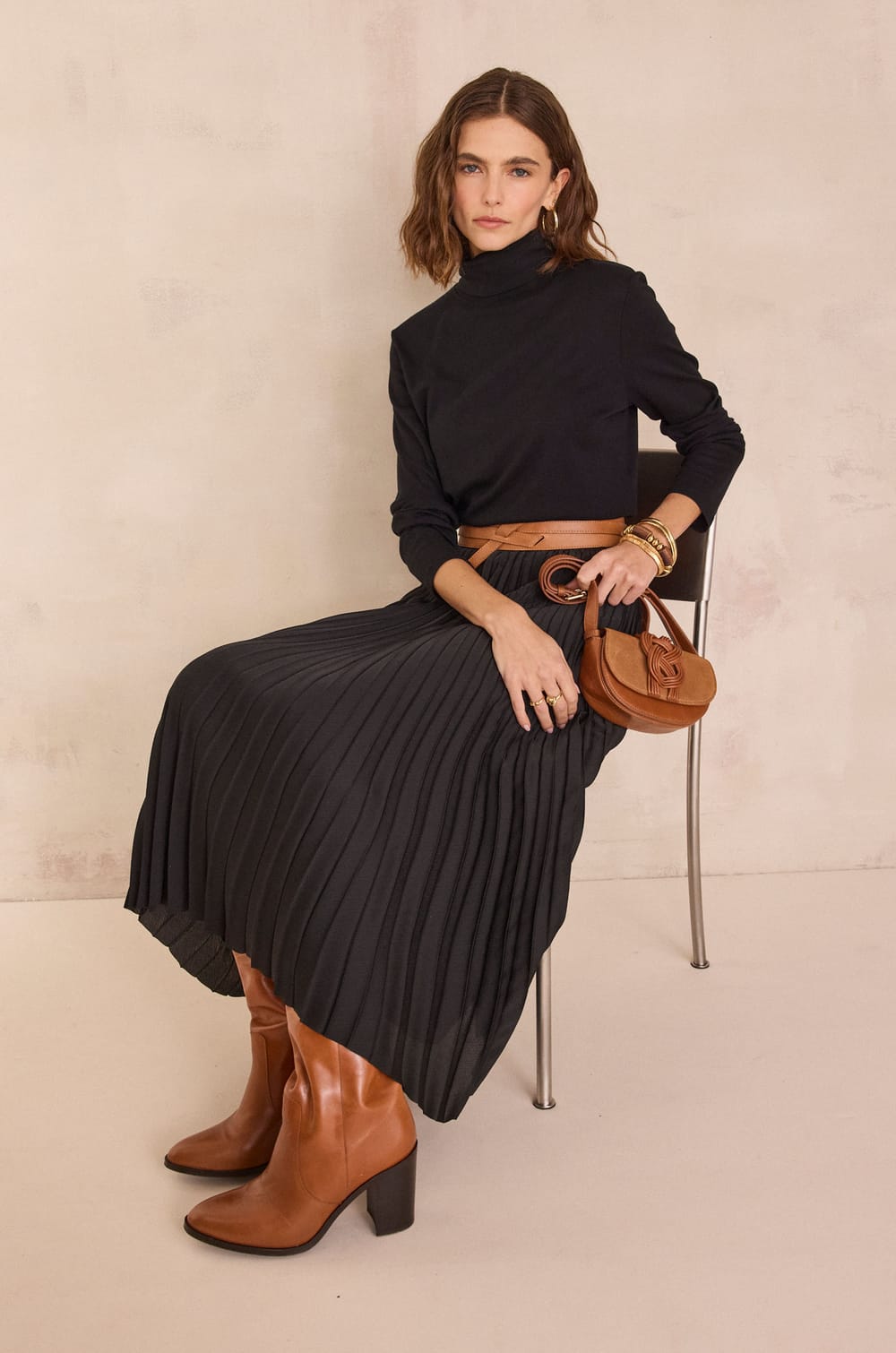 ESTHER pleated skirt