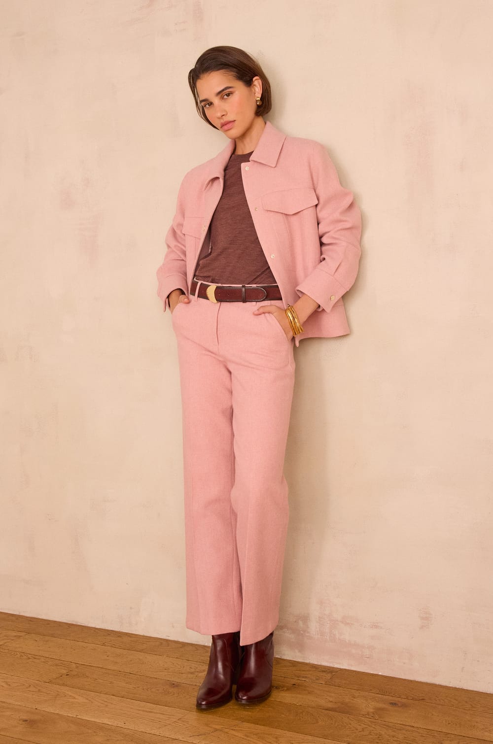 MELINA Wide-Leg Trousers