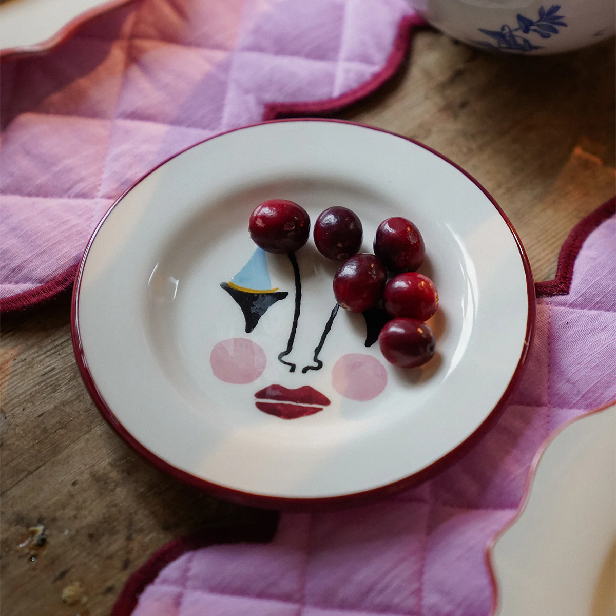 Assiette a dessert Pierrot