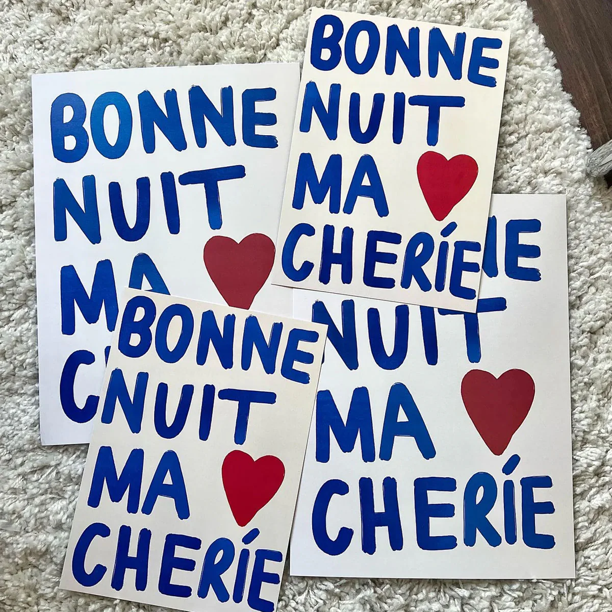 Affiche A3 Bonne Nuit Ma Chérie
