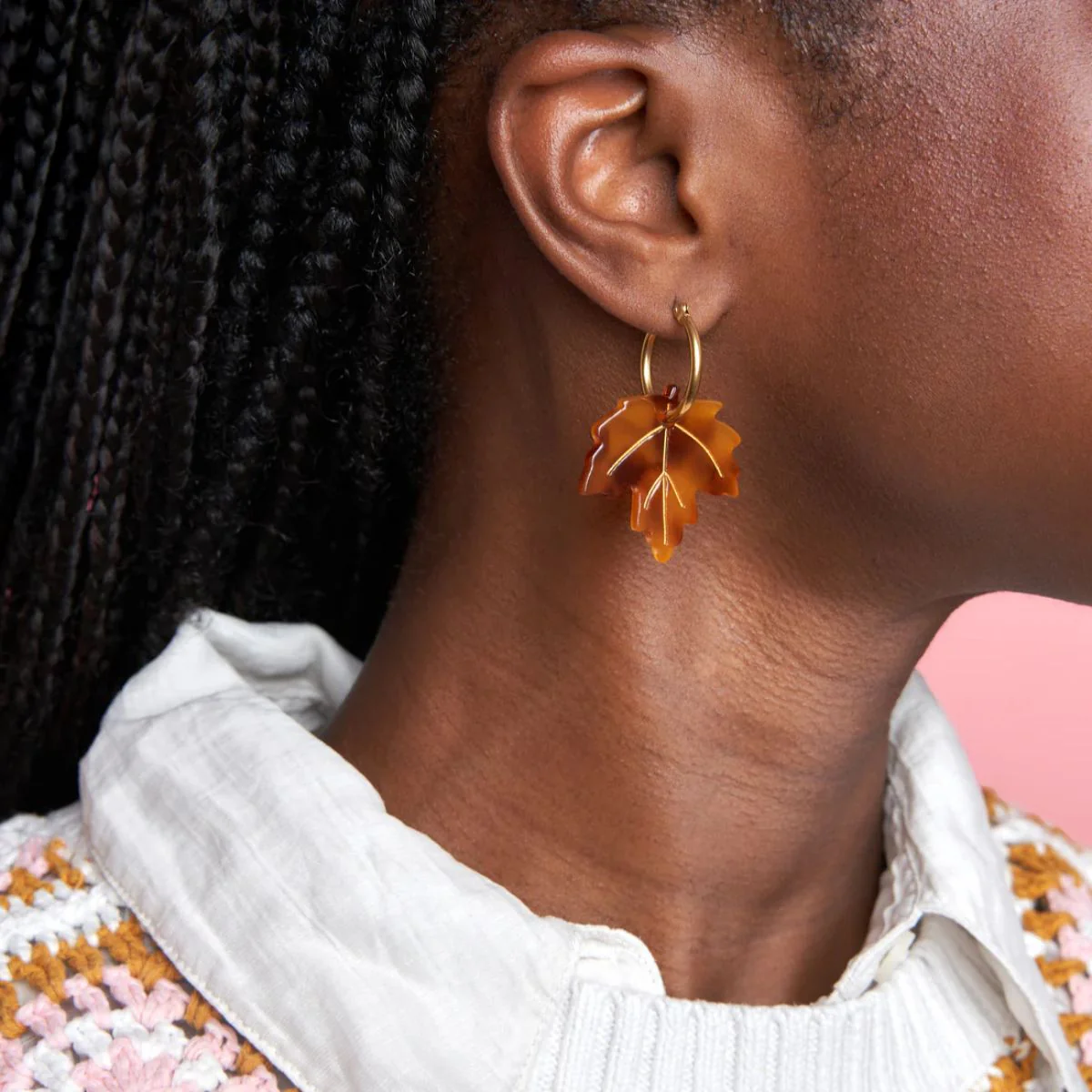 Boucles D'oreilles Feuilles d'érable