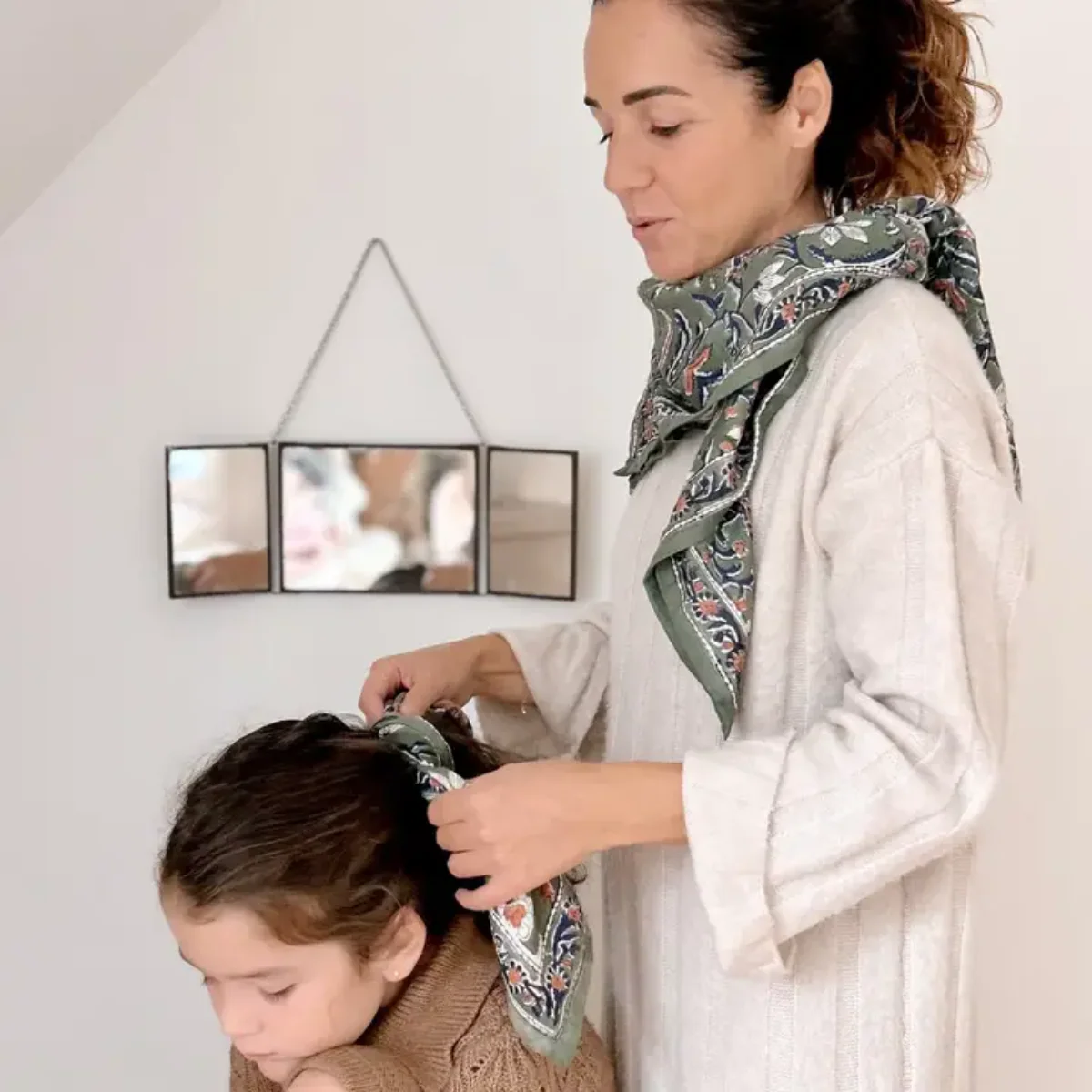 Foulard Delhi Mum Brousse