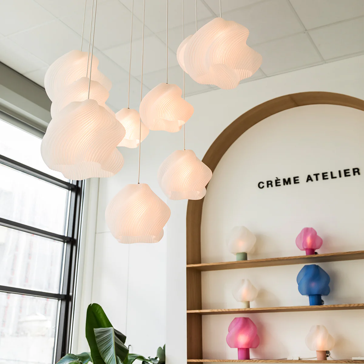 Suspension Soft Serve Pendant Brass