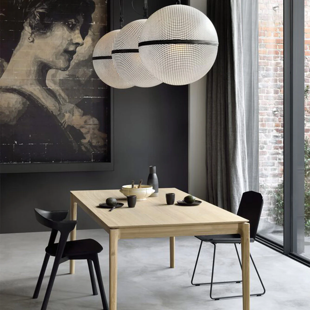 Table Bok en chêne L 200 cm