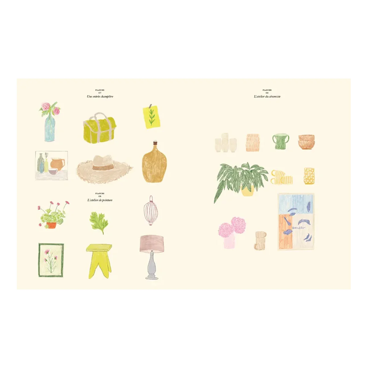 Carnet de coloriage et de stickers La maison - Zoé de Las Cases