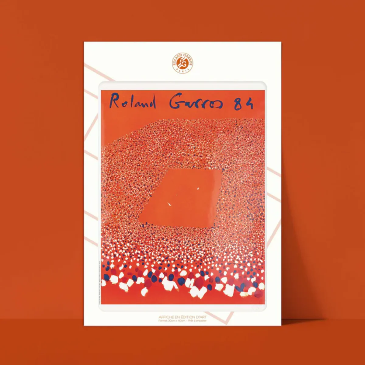 Affiche Roland-Garros - Gilles Aillaud - 30 x 40 cm