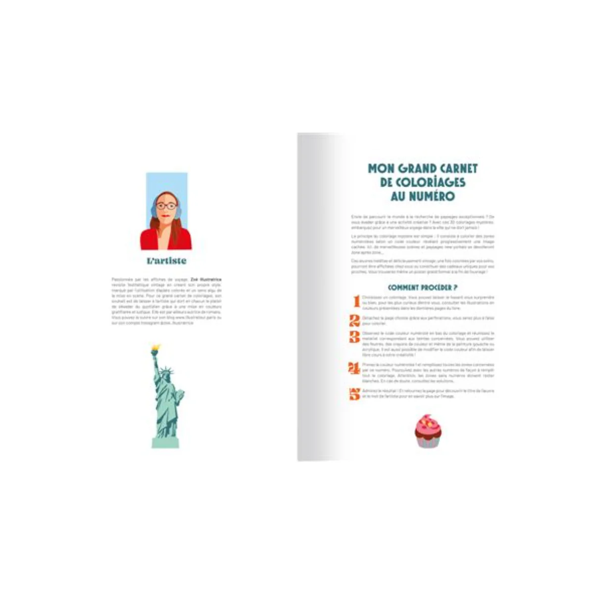 Carnet de coloriages au numéro - New York