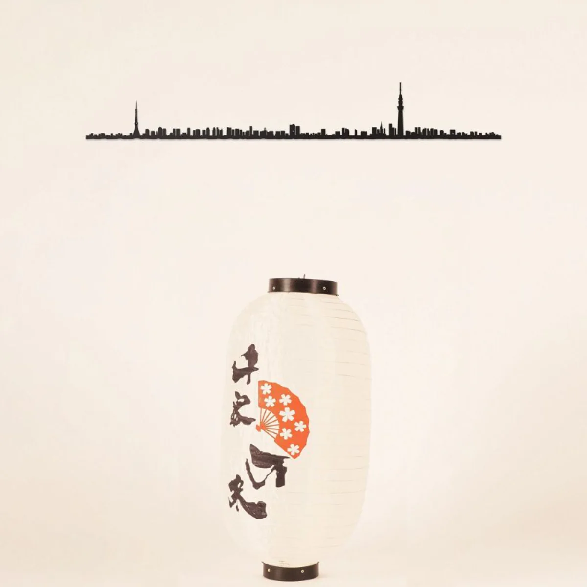 Frise décorative Tokyo - Noir - 50 cm