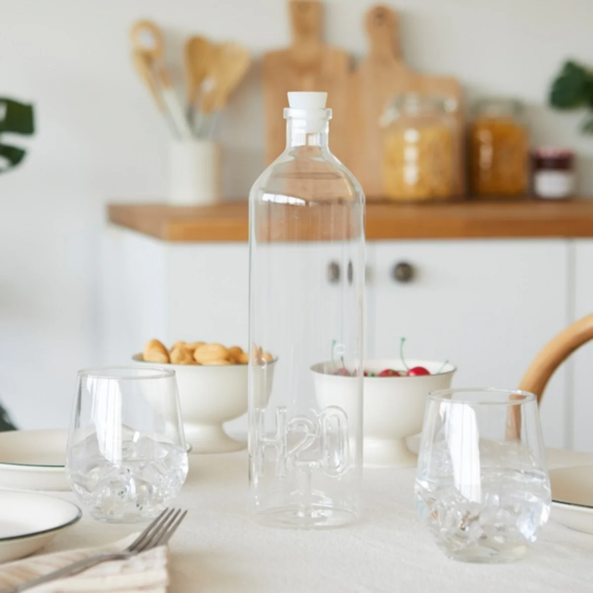 Bouteille Atlantis H20 en verre borosilicate - 1,2 L